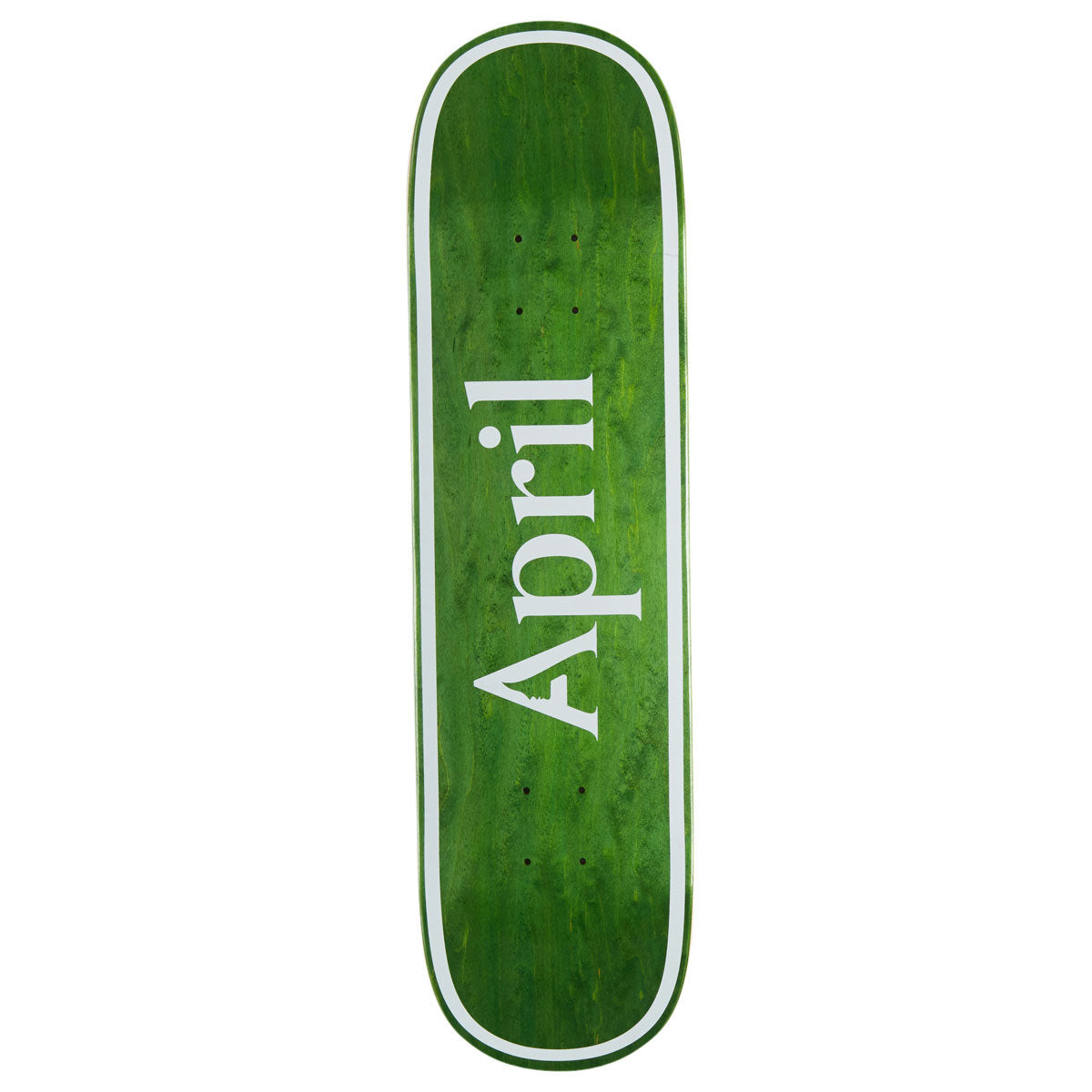 April OG Logo Twin Skateboard Deck - Green - 8.25