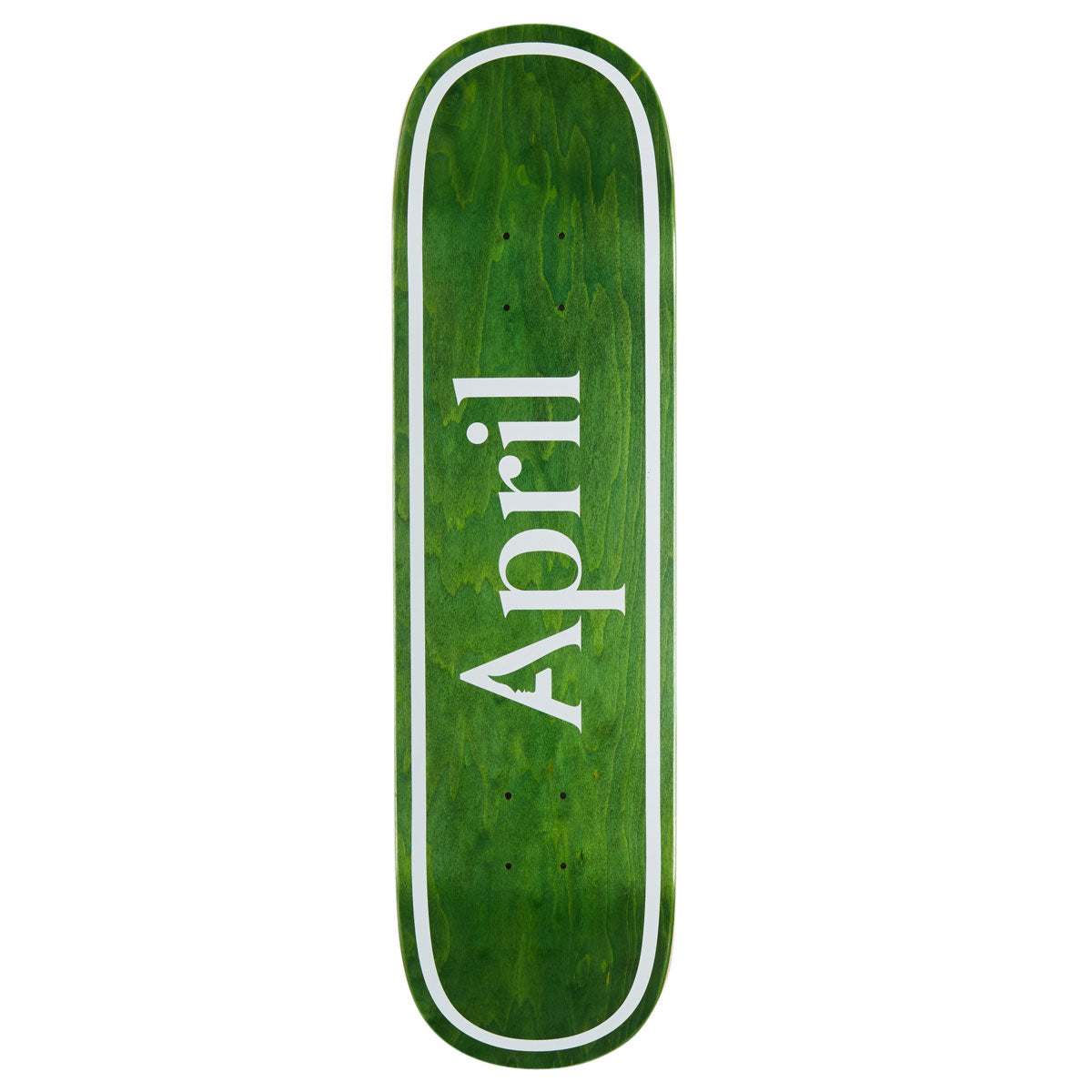April OG Logo Twin Skateboard Deck - Green - 8.50