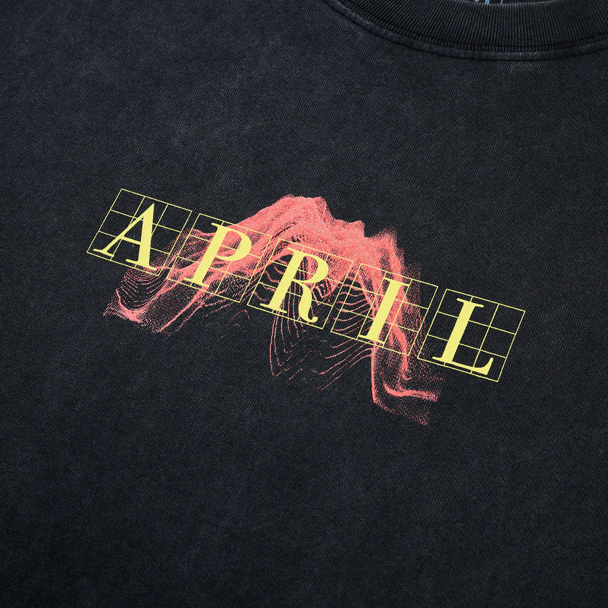 April Gridlock T-Shirt - Vintage Black image 2
