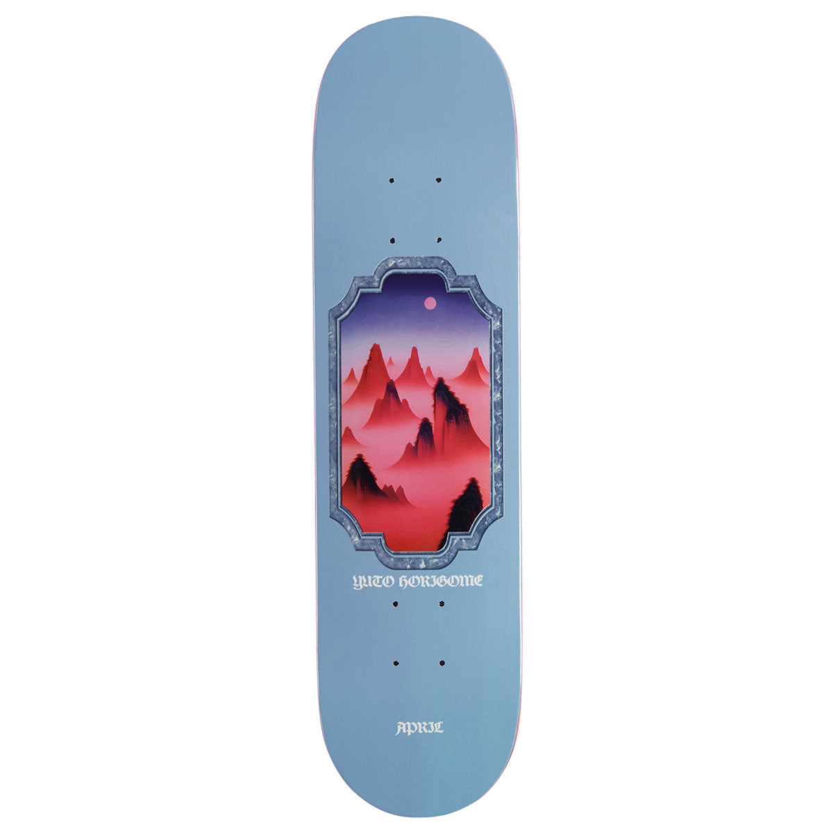 April Yuto Horigome Misty Mini Skateboard Deck - 7.37