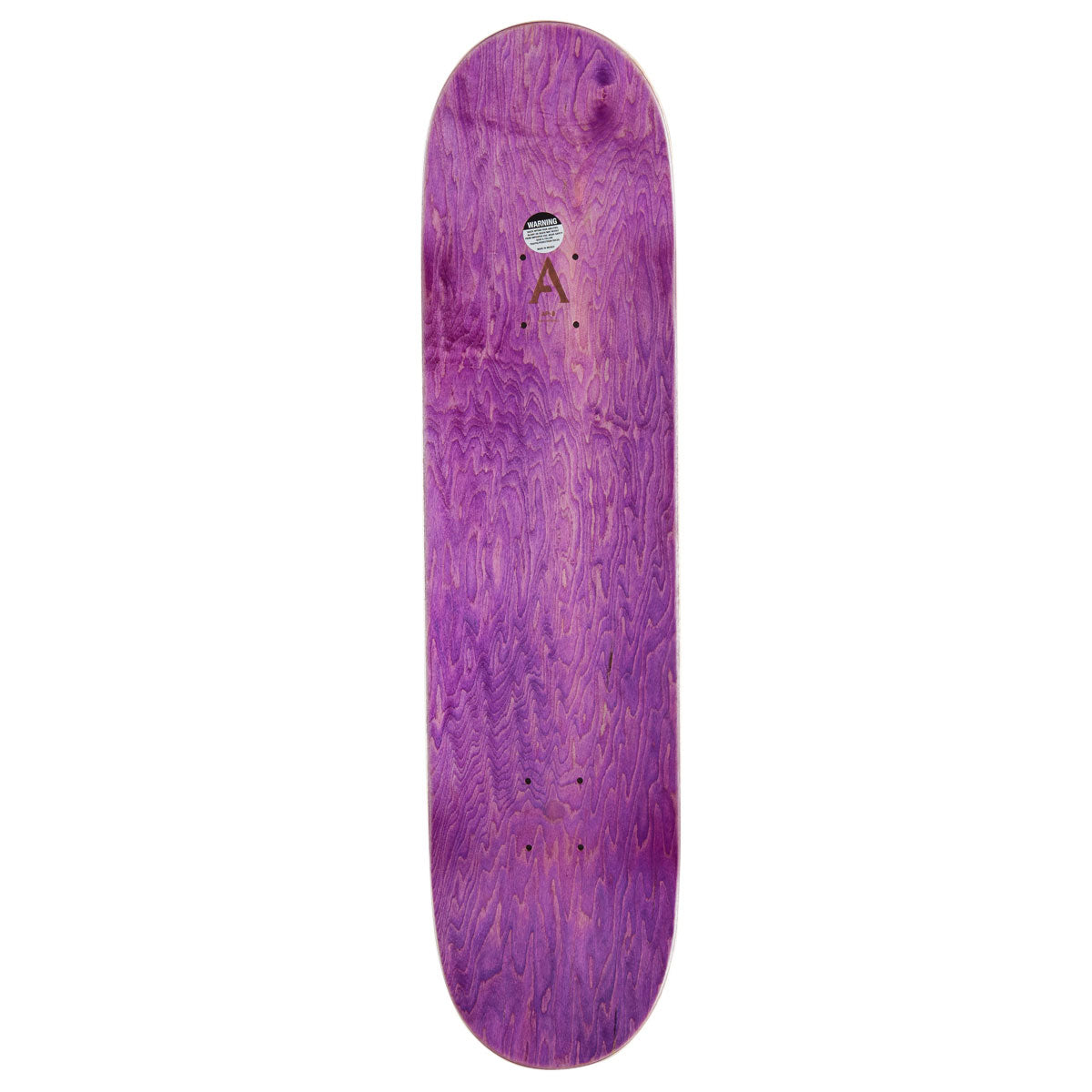 April OG Logo Skateboard Deck - Purple - 8.00