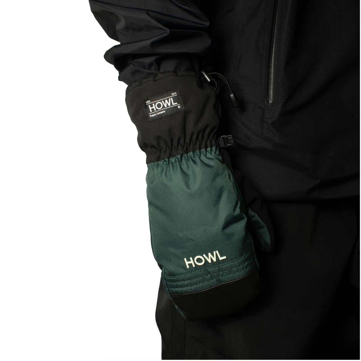 Howl Team Mitt  2024 Snowboard Gloves - Olive image 2