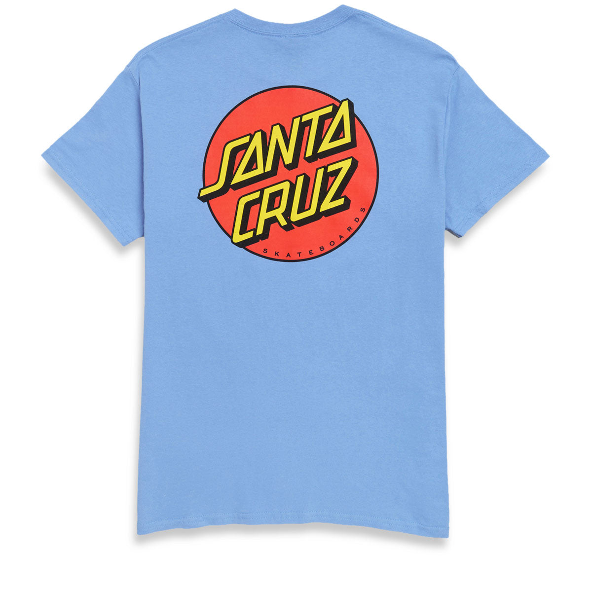 Santa Cruz Classic Dot T-Shirt - Carolina Blue image 2