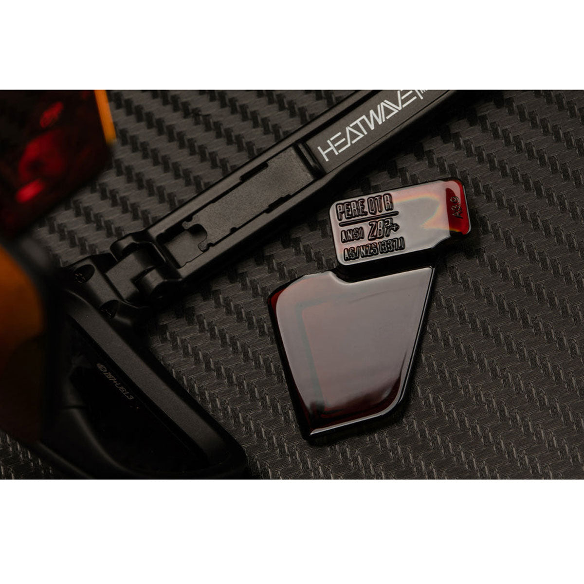 Heat Wave Visual Performance Quatro Sunglasses - Z87+ Black Lens image 3