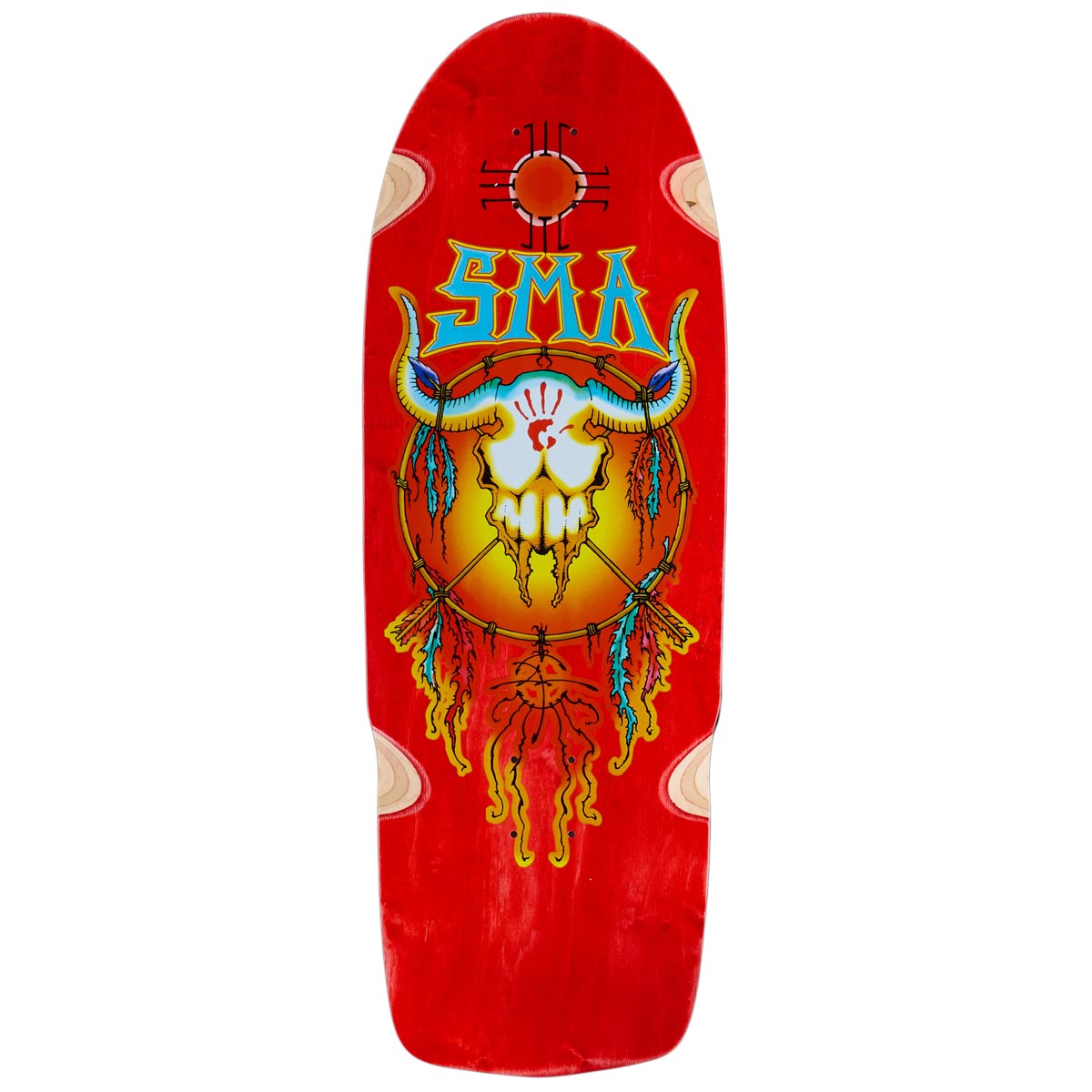 Santa Monica Airlines Humpston Dream Catcher Skateboard Deck - Red Stain - 10.125