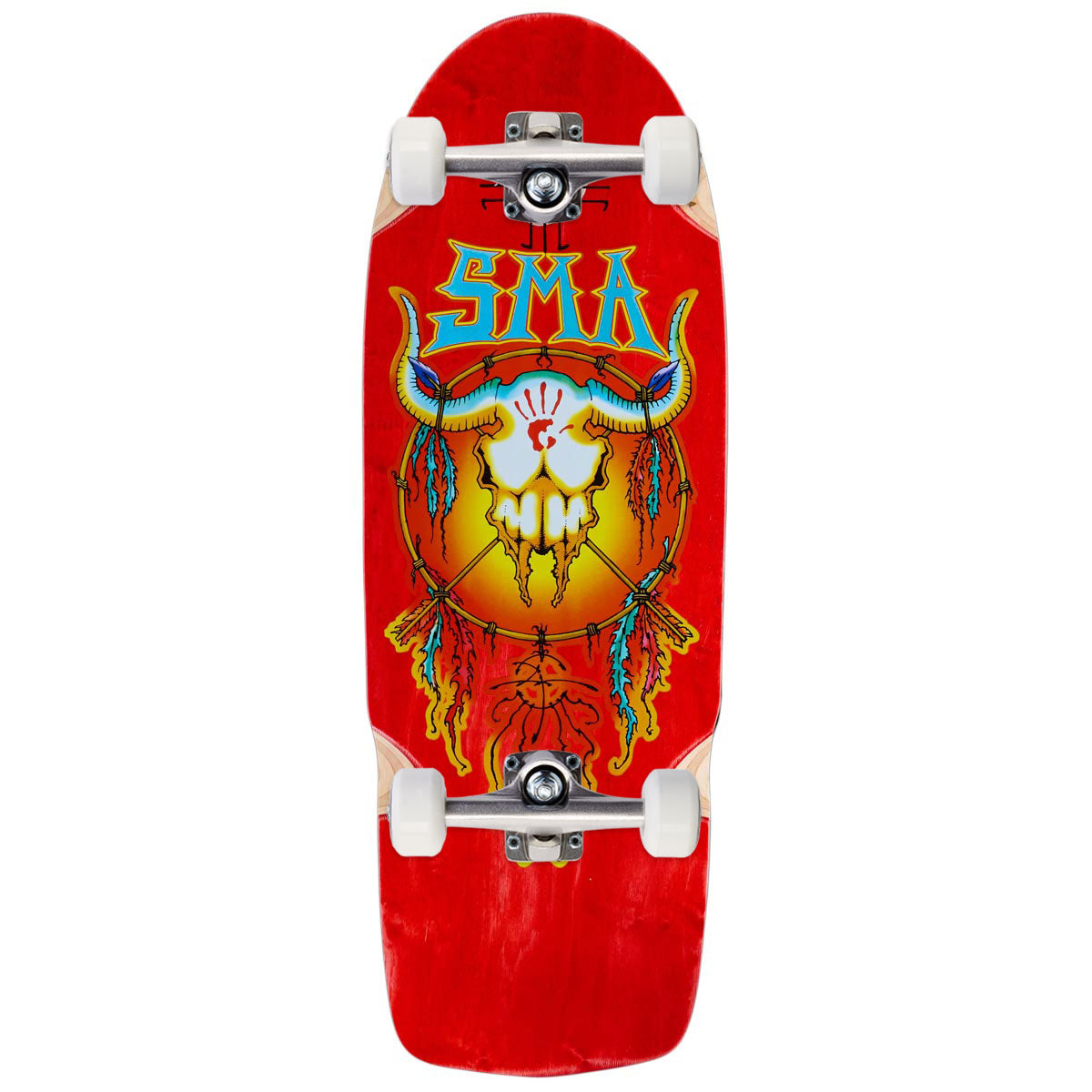 Santa Monica Airlines Humpston Dream Catcher Skateboard Complete - Red Stain - 10.125