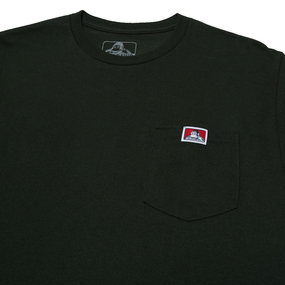 Ben Davis Pocket T-Shirt - Hunter Green image 2