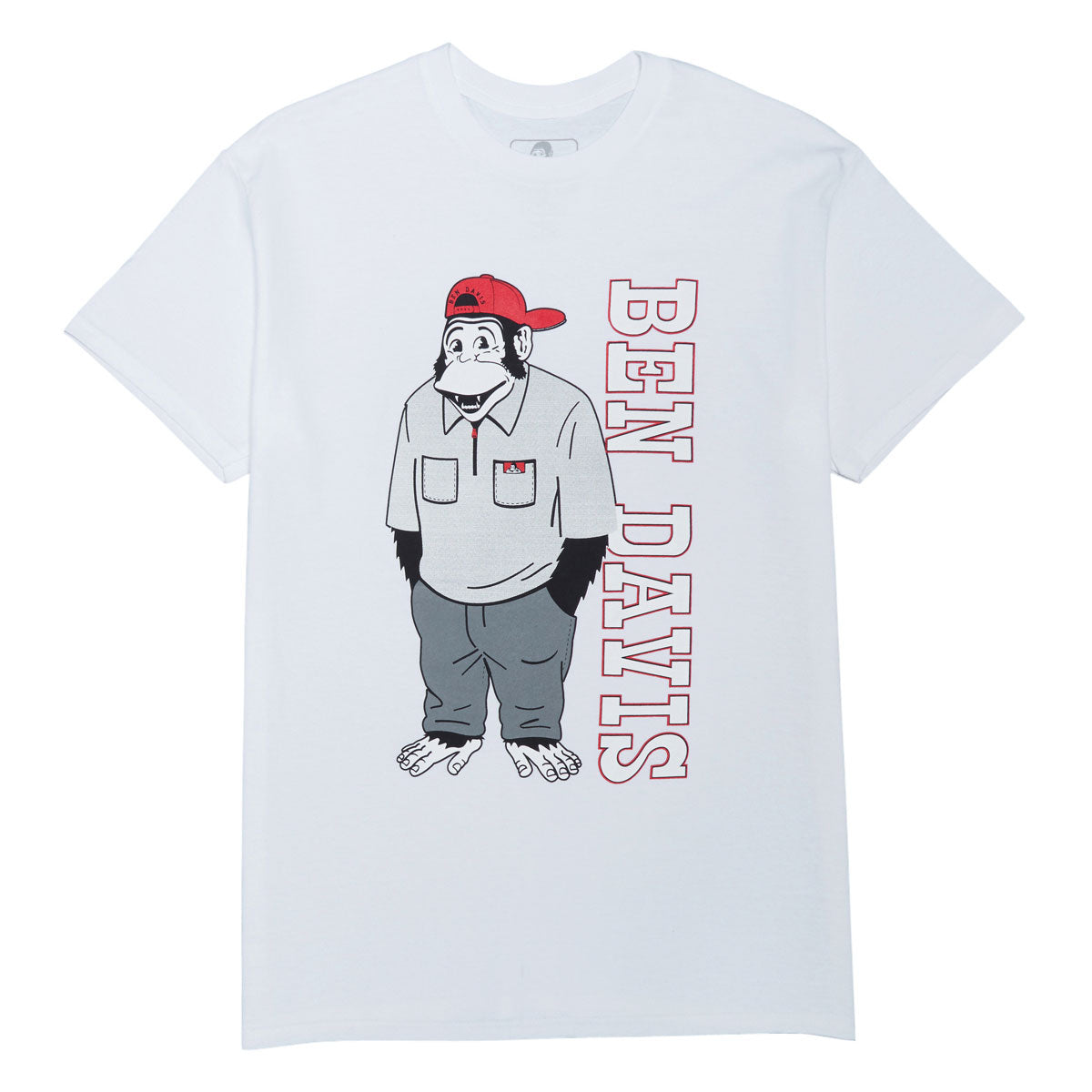 Ben Davis Funky Monkey T-Shirt - White image 1