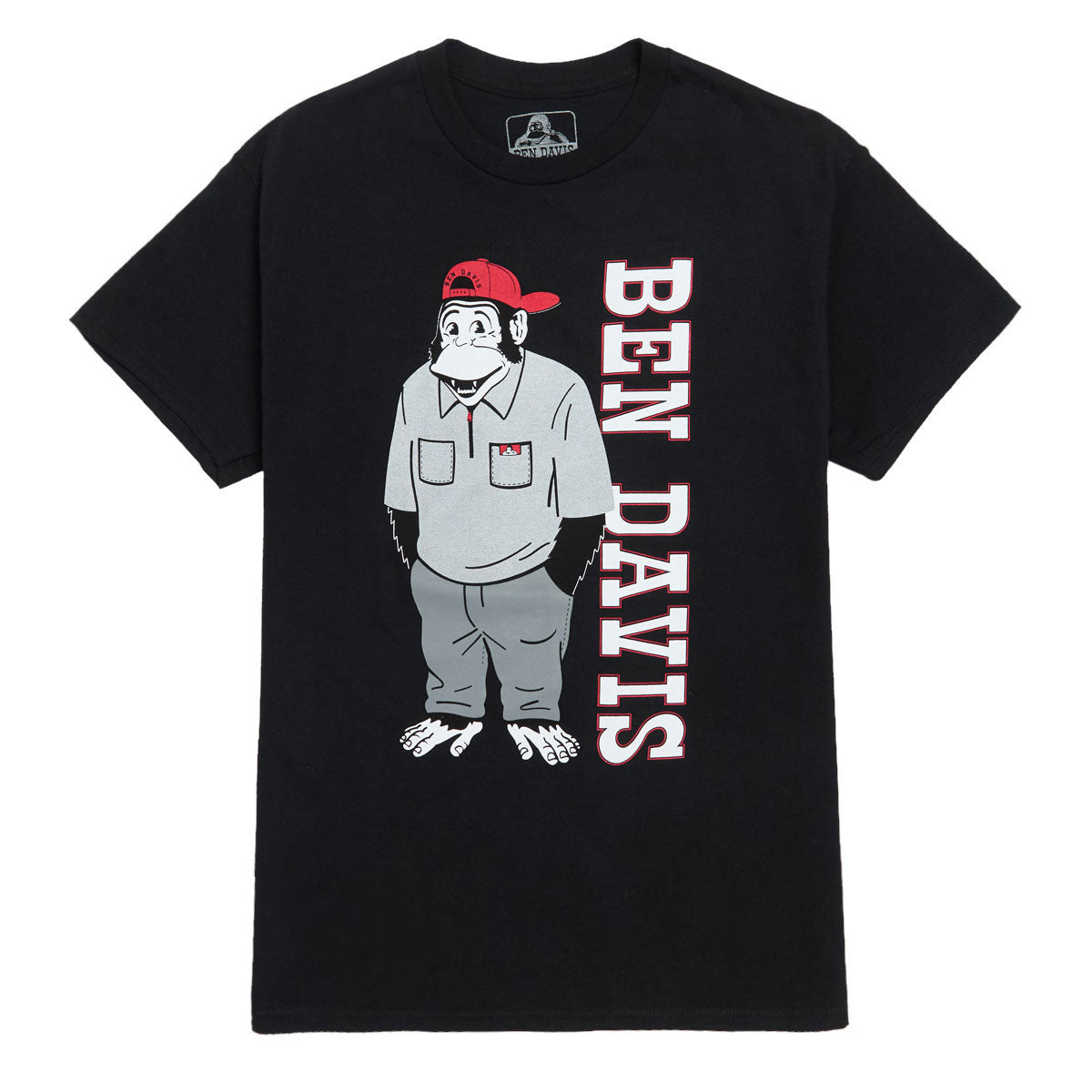 Ben Davis Funky Monkey T-Shirt - Black image 1
