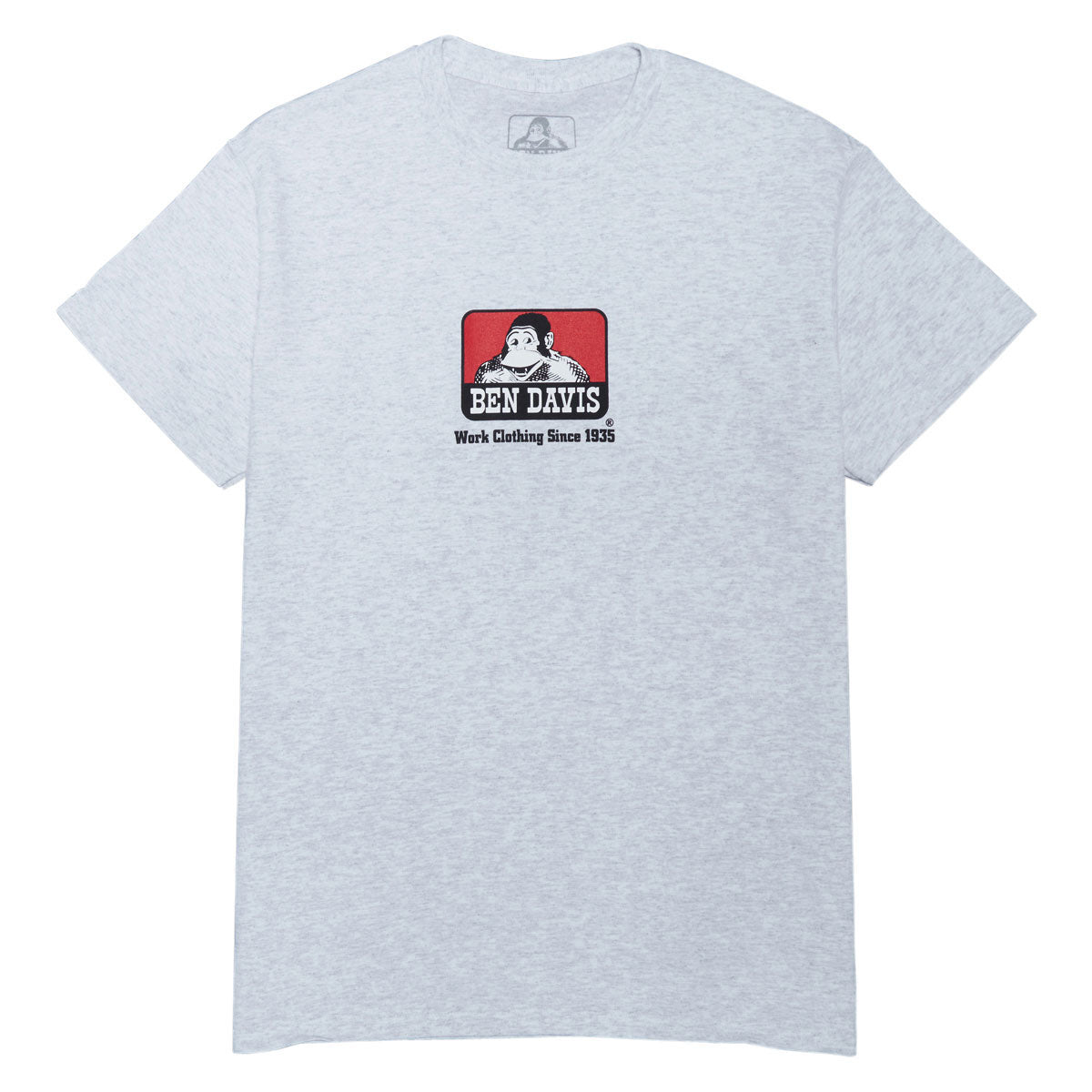 Ben Davis Classic Logo T-Shirt - Ash Grey image 1