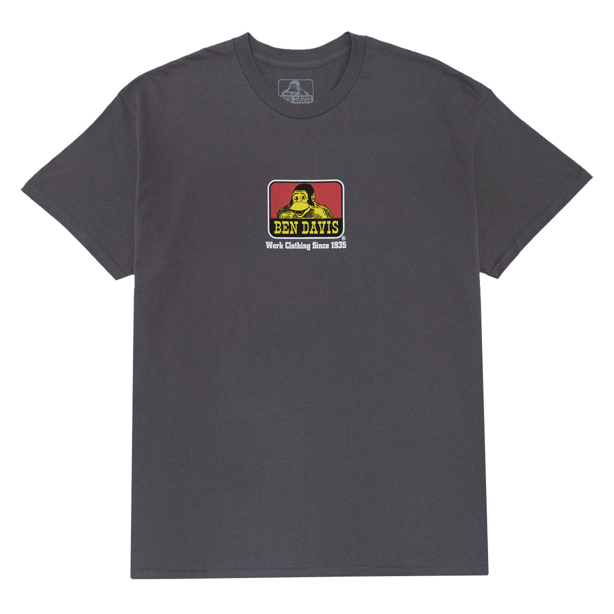 Ben Davis Classic Logo T-Shirt - Charcoal image 1