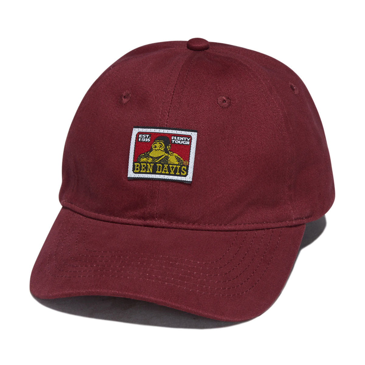 Ben Davis Unstructured Ball Hat - Burgundy image 1