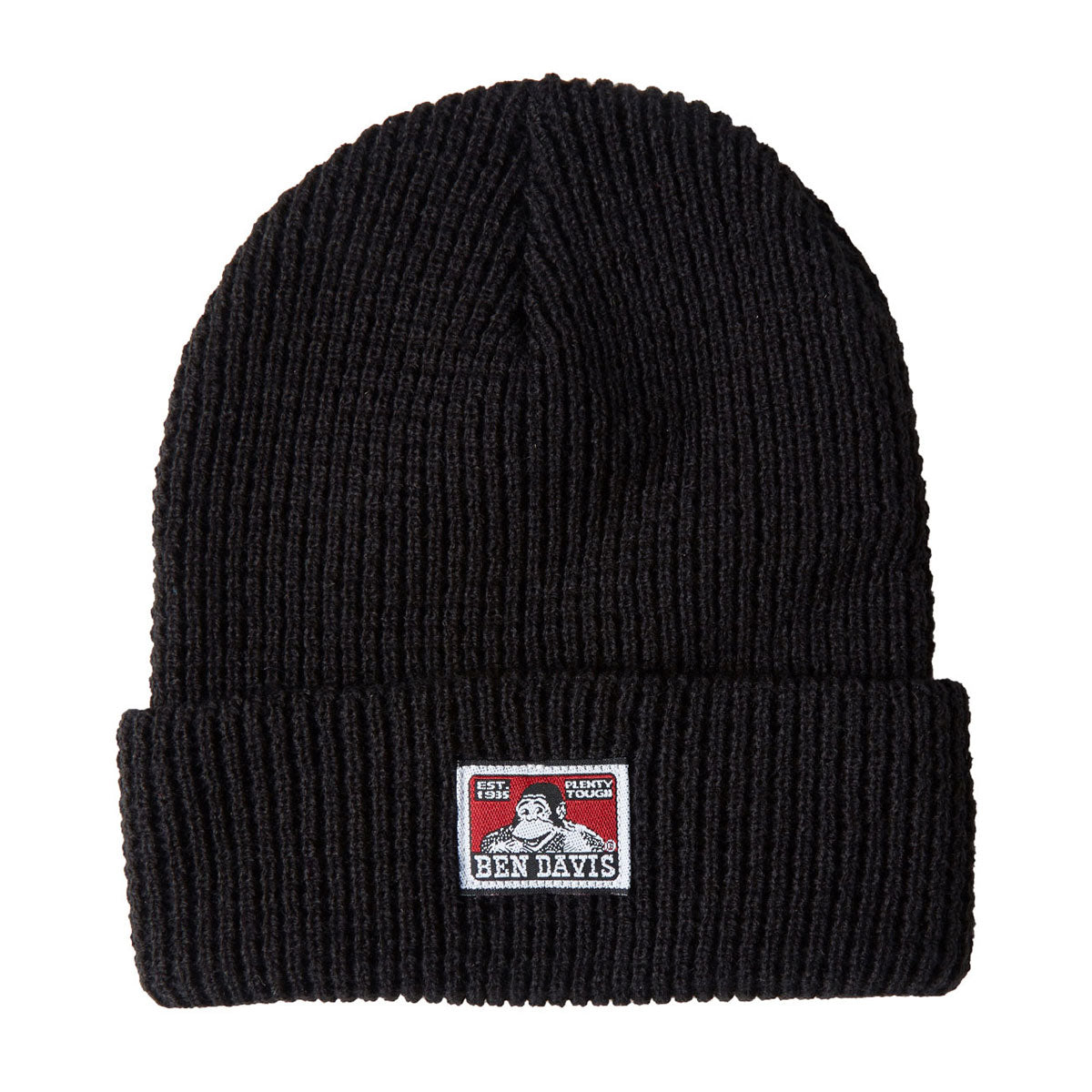 Ben Davis Waffle Beanie - Black image 1
