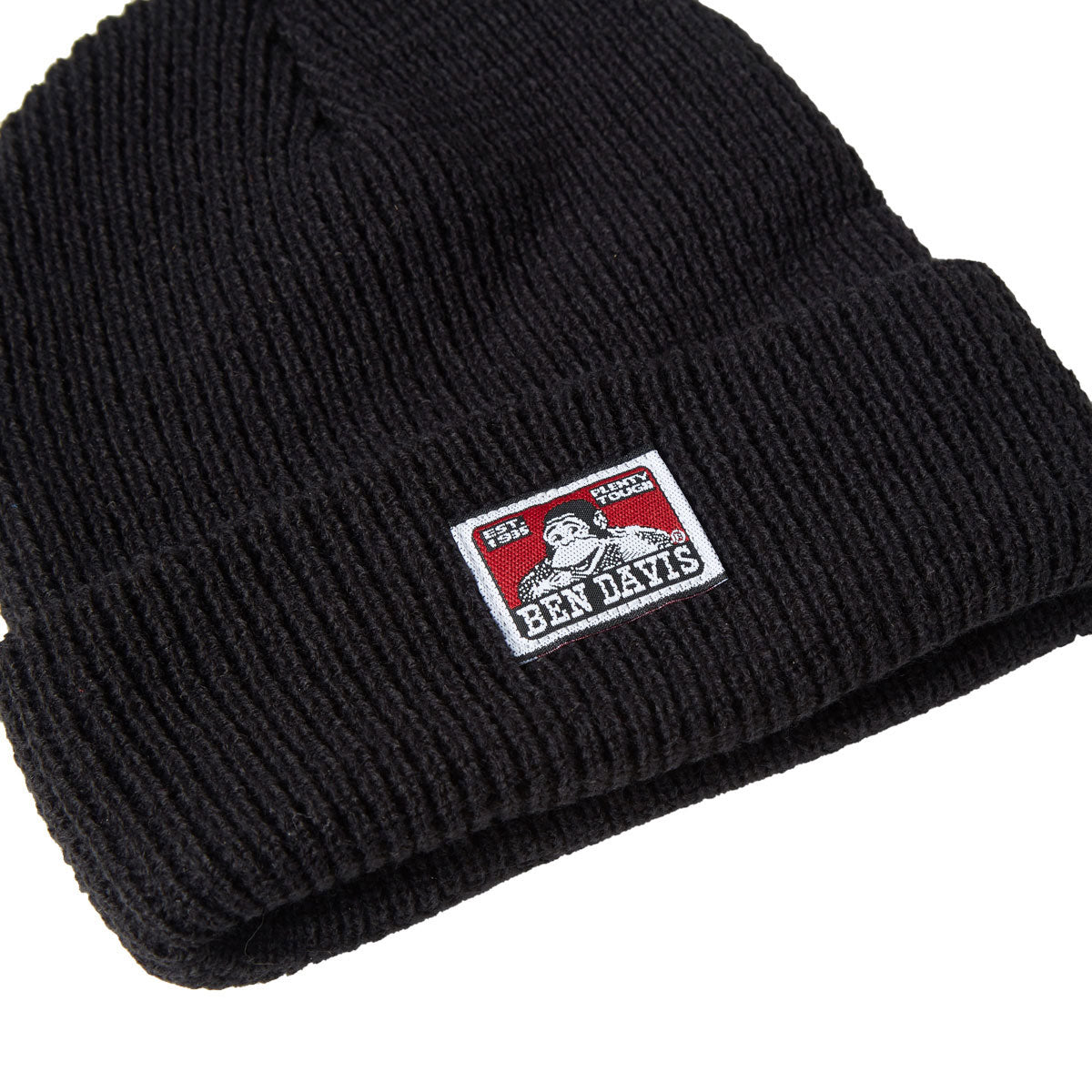 Ben Davis Waffle Beanie - Black image 2