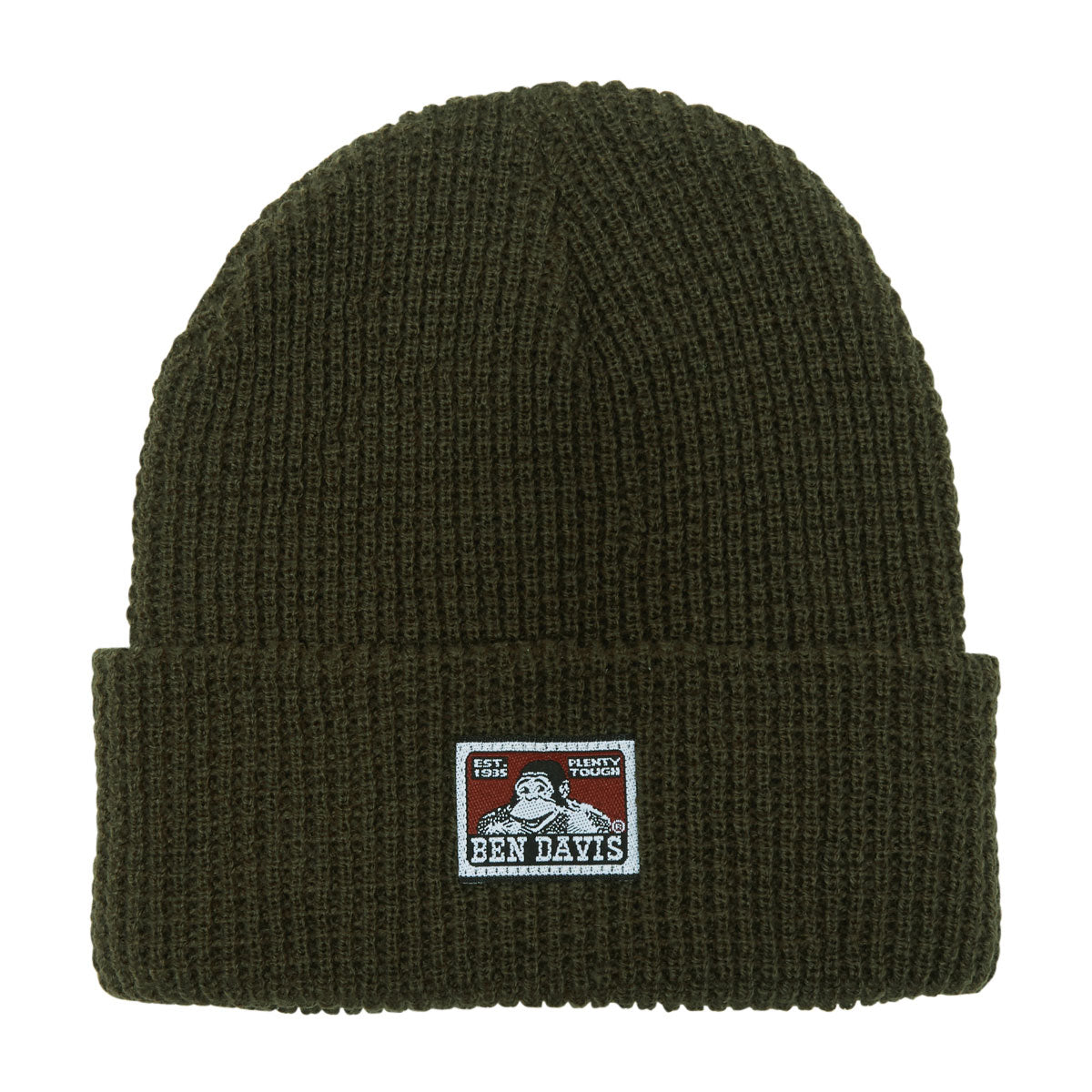 Ben Davis Waffle Beanie - Moss image 1
