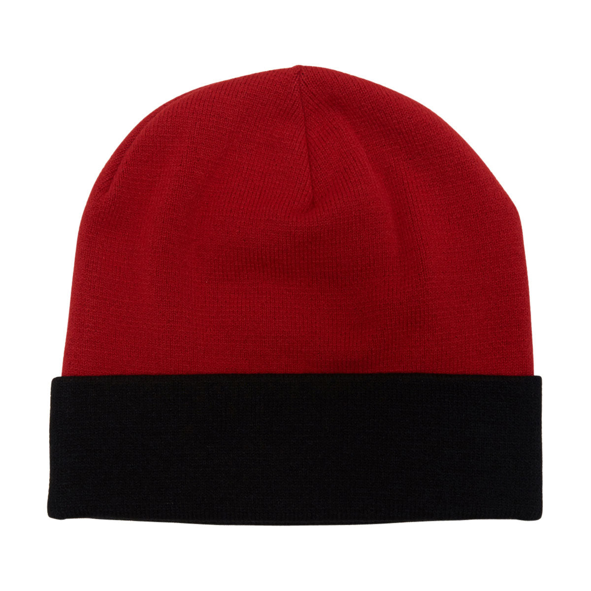 Ben Davis Knit Logo Beanie - Black/Red image 2