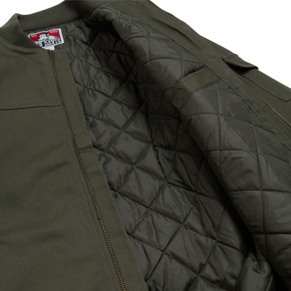 Ben Davis Bomber Jacket - Olive image 4