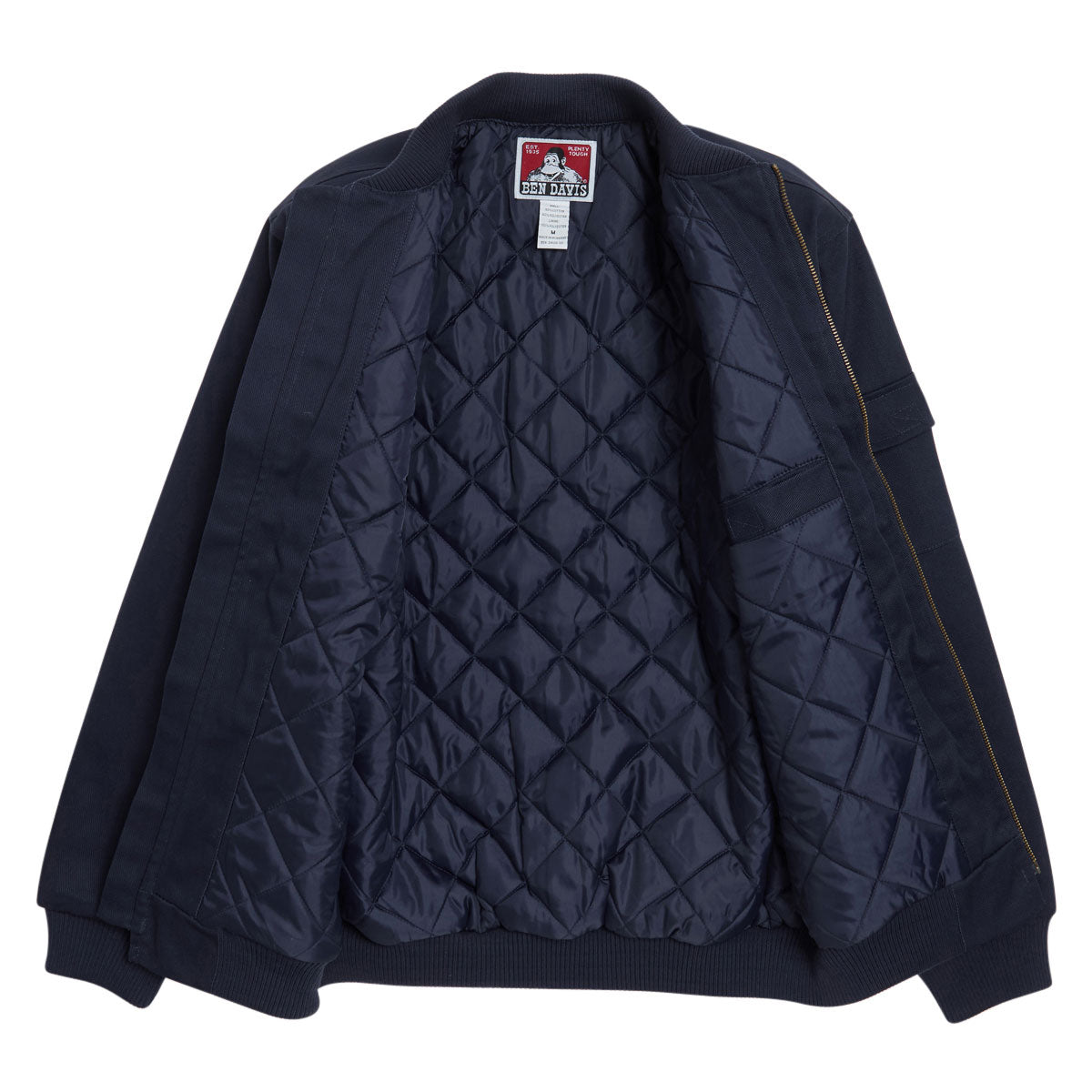 Ben Davis Bomber Jacket - Navy image 3