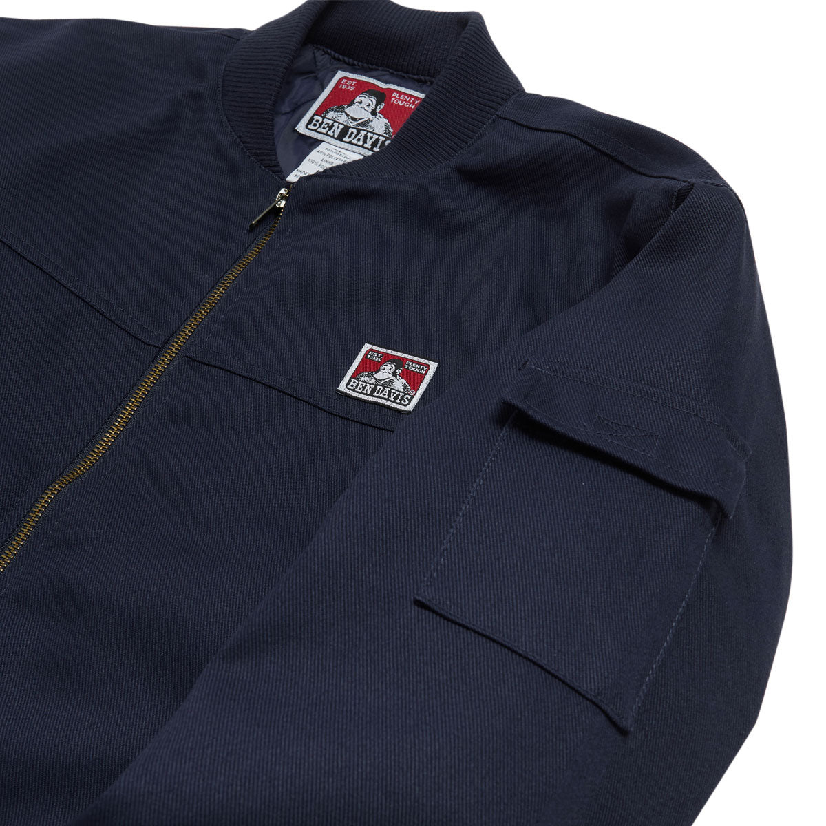 Ben Davis Bomber Jacket - Navy image 5