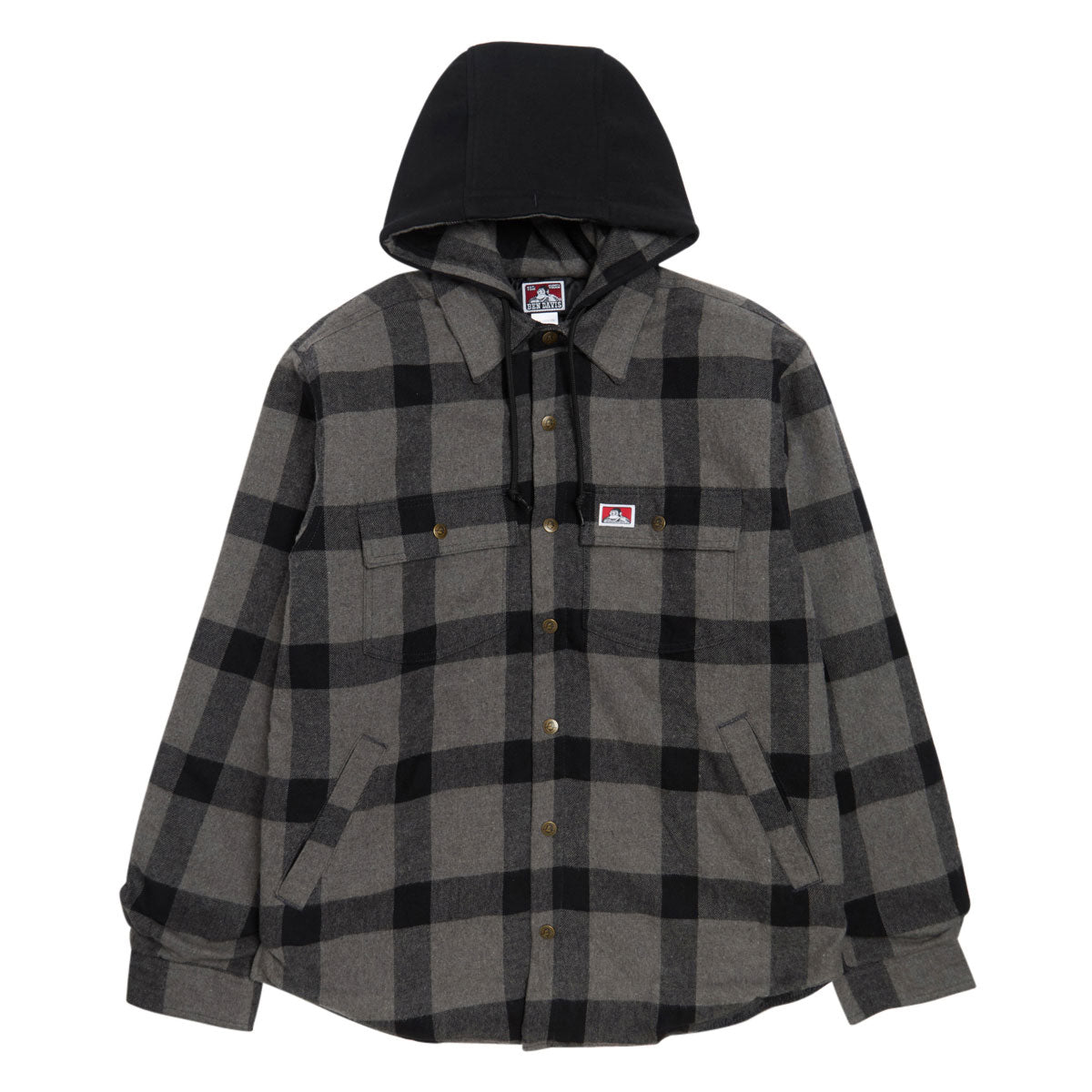 Ben Davis Flannel Jacket - Black/Grey image 1