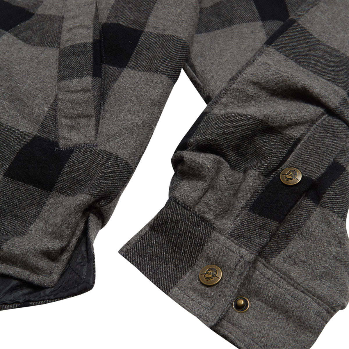 Ben Davis Flannel Jacket - Black/Grey image 5
