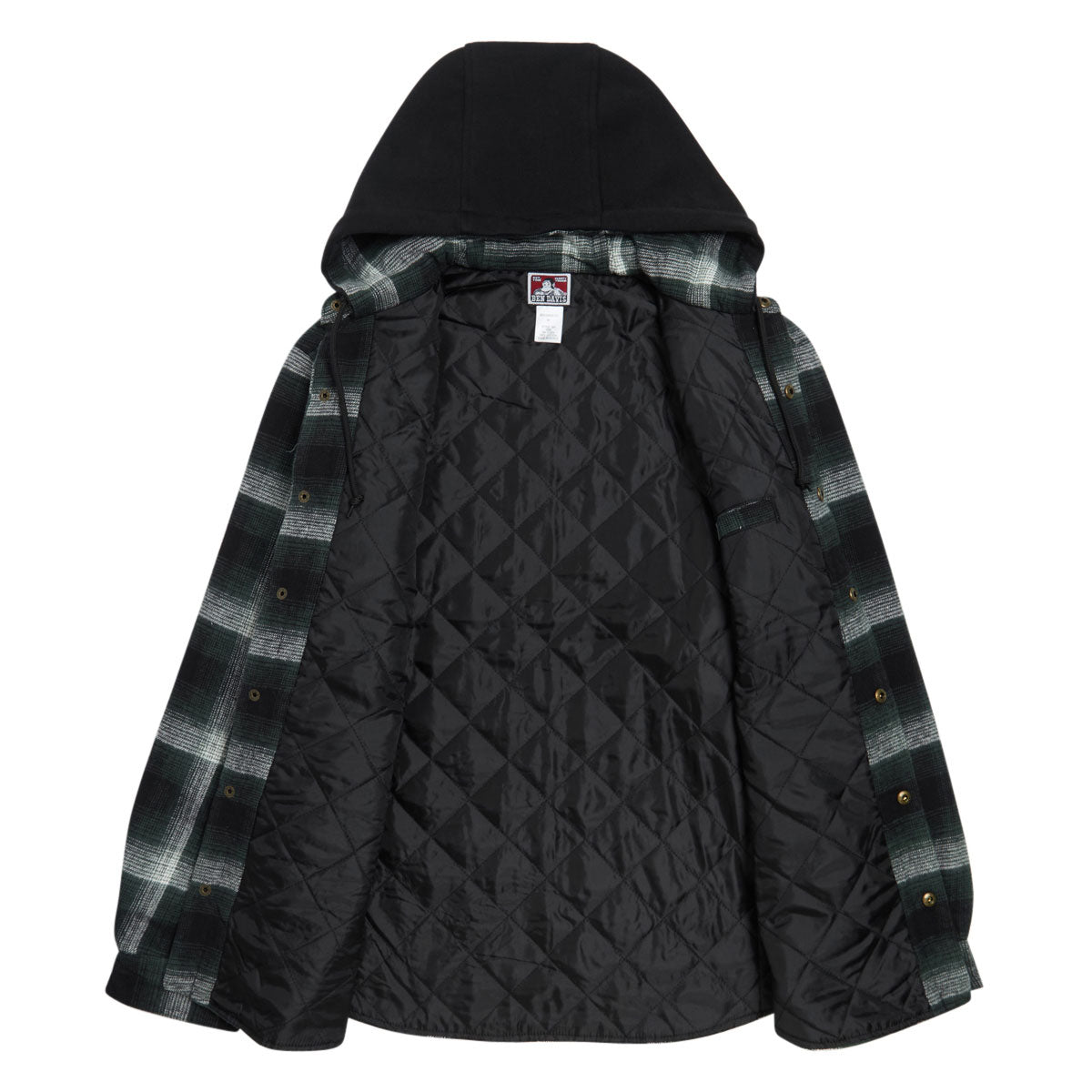 Ben Davis Flannel Jacket - Green image 3