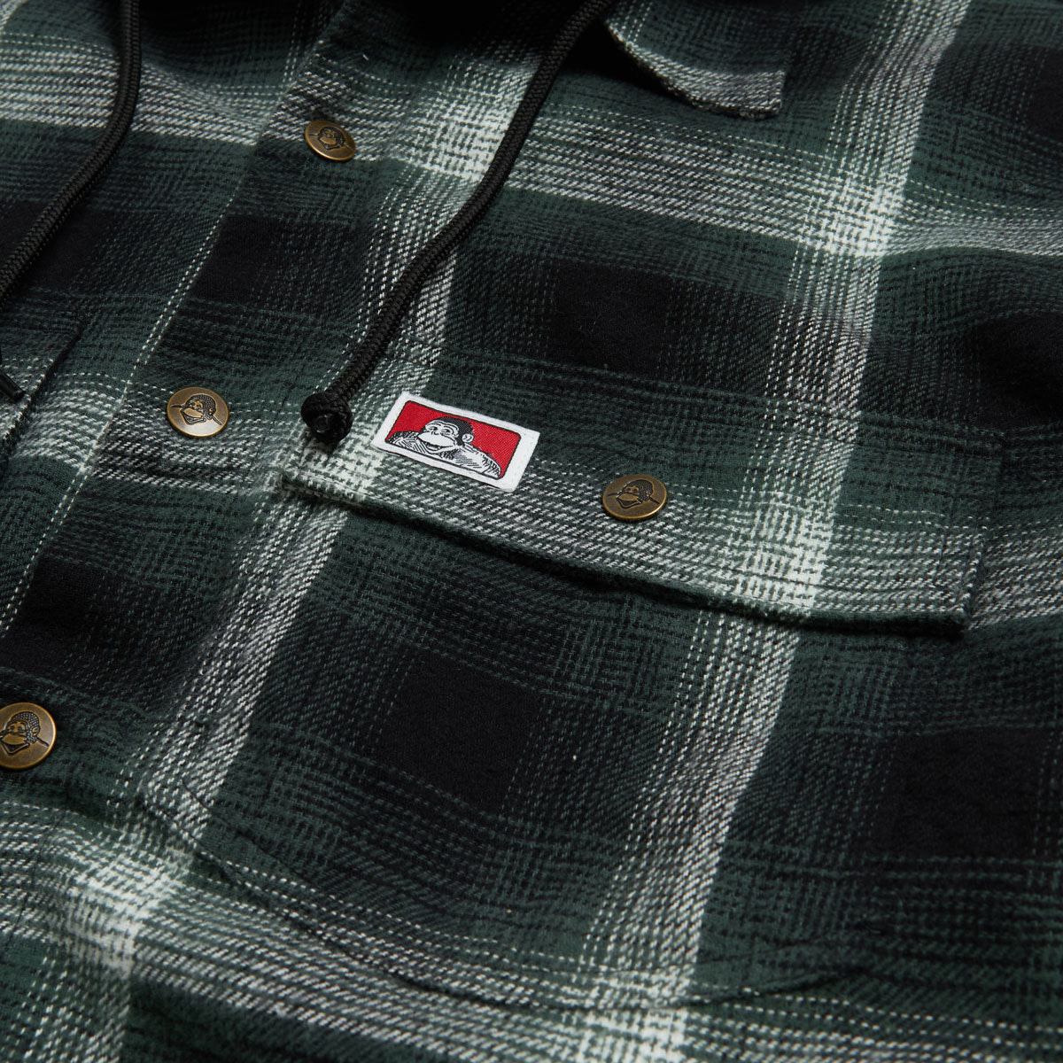 Ben Davis Flannel Jacket - Green image 4