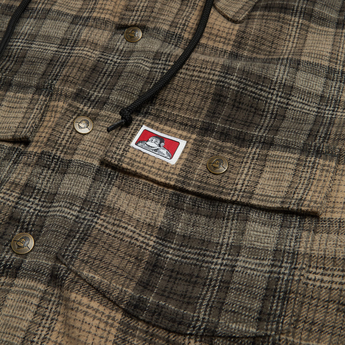 Ben Davis Flannel Jacket - Khaki image 4
