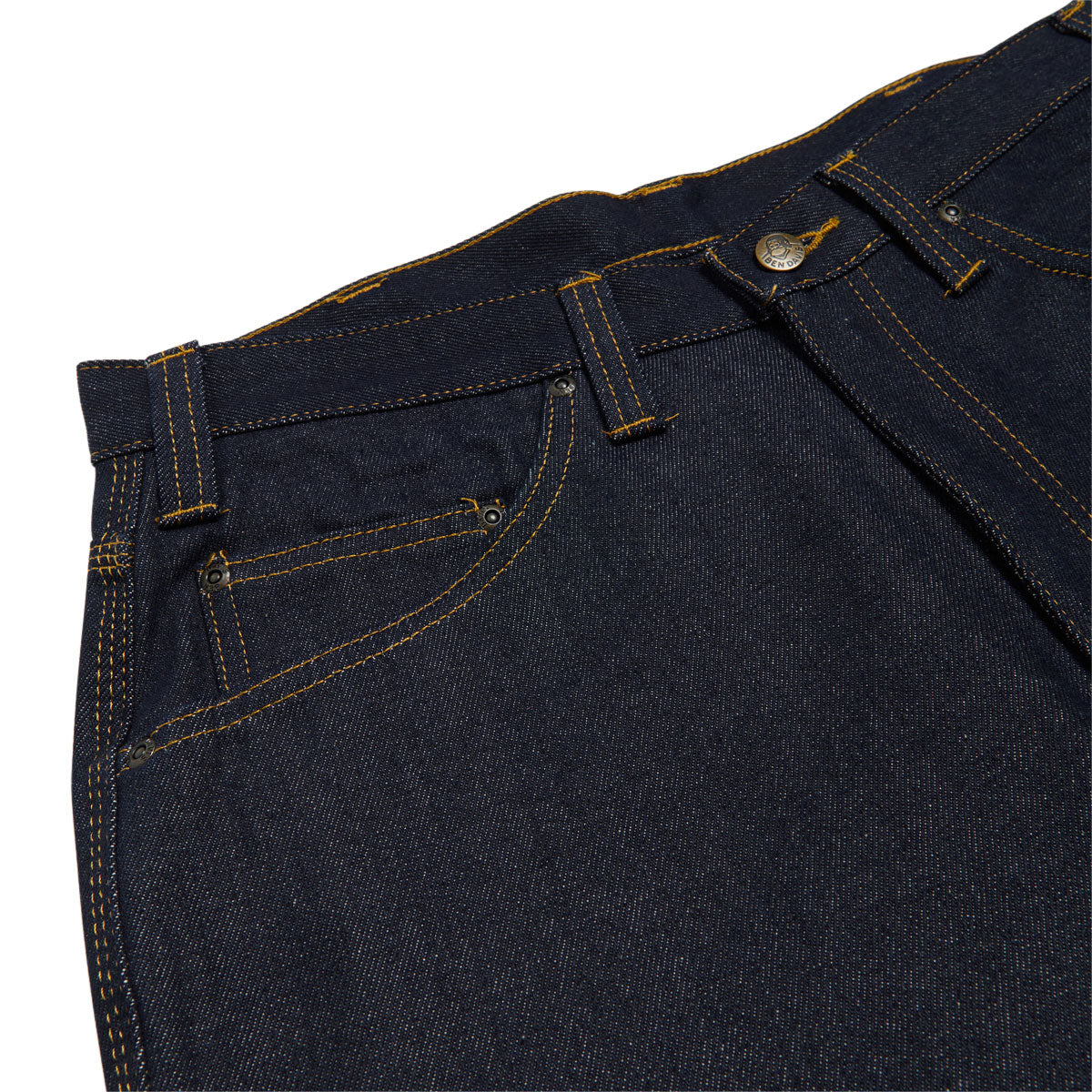 Ben Davis Carpenter Shorts - Indigo Denim image 5