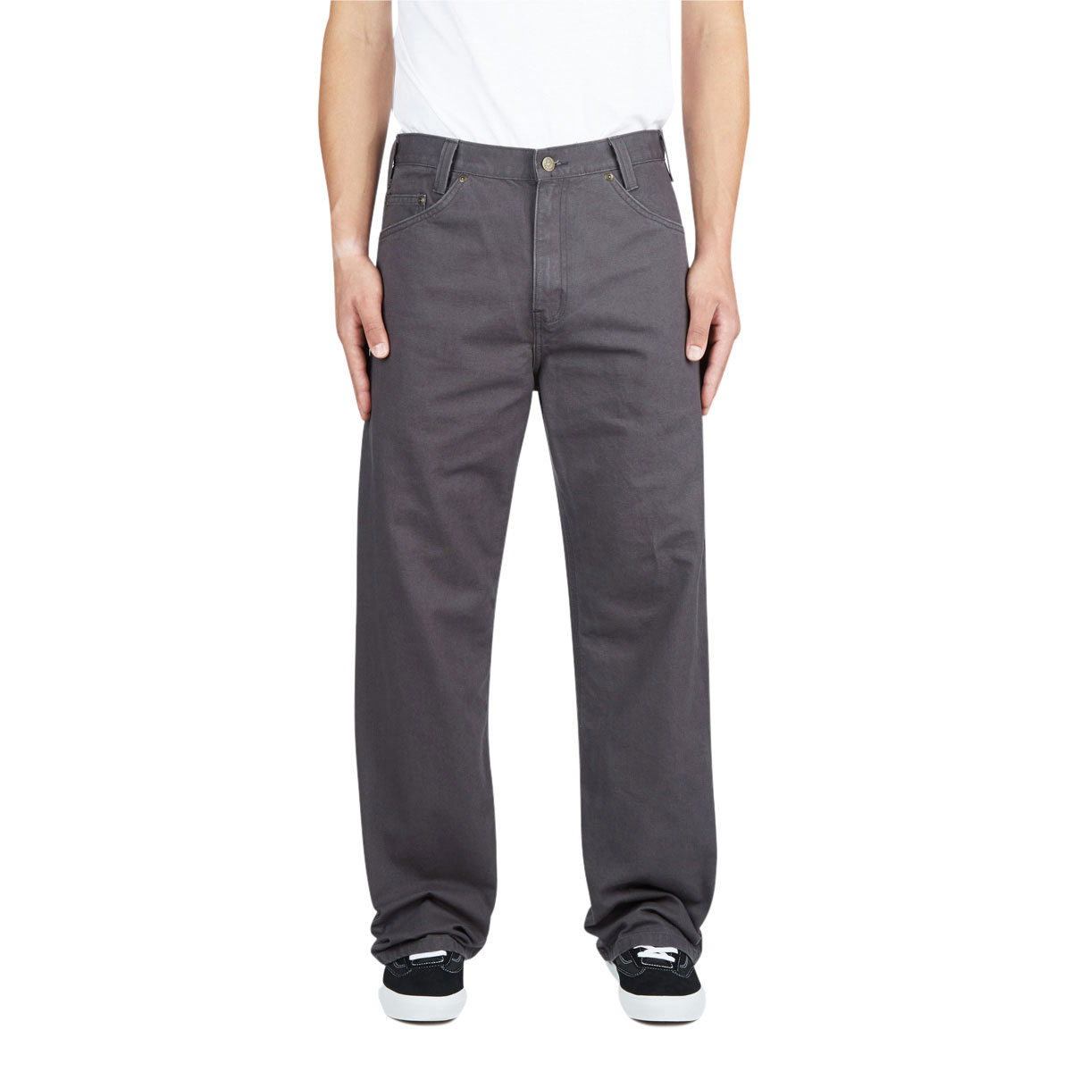 Ben Davis Canvas Carpenter Pants - Charcoal image 1