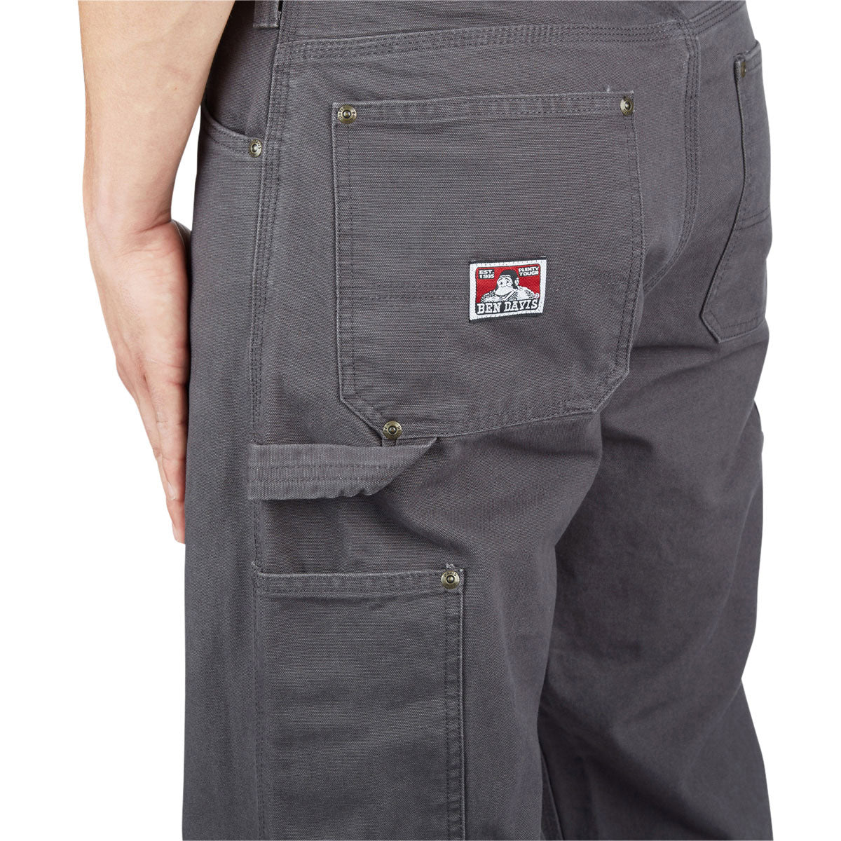Ben Davis Canvas Carpenter Pants - Charcoal image 4