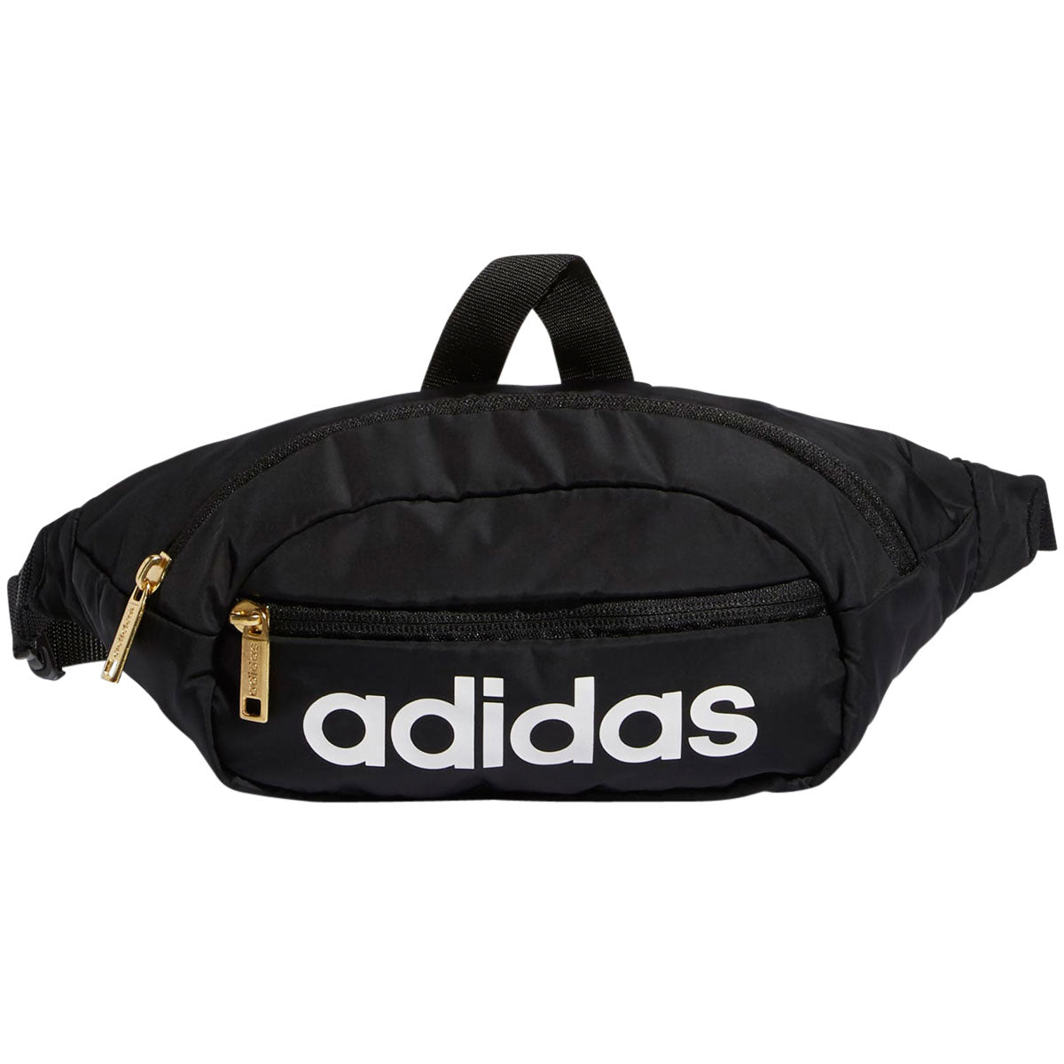 Adidas Core Waist Bag - Black/White/Gold Metallic image 1