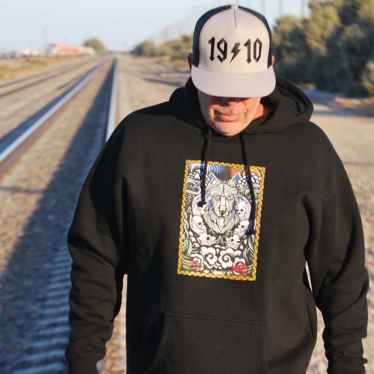 1910 Midnight Howler Hoodie - Black image 3