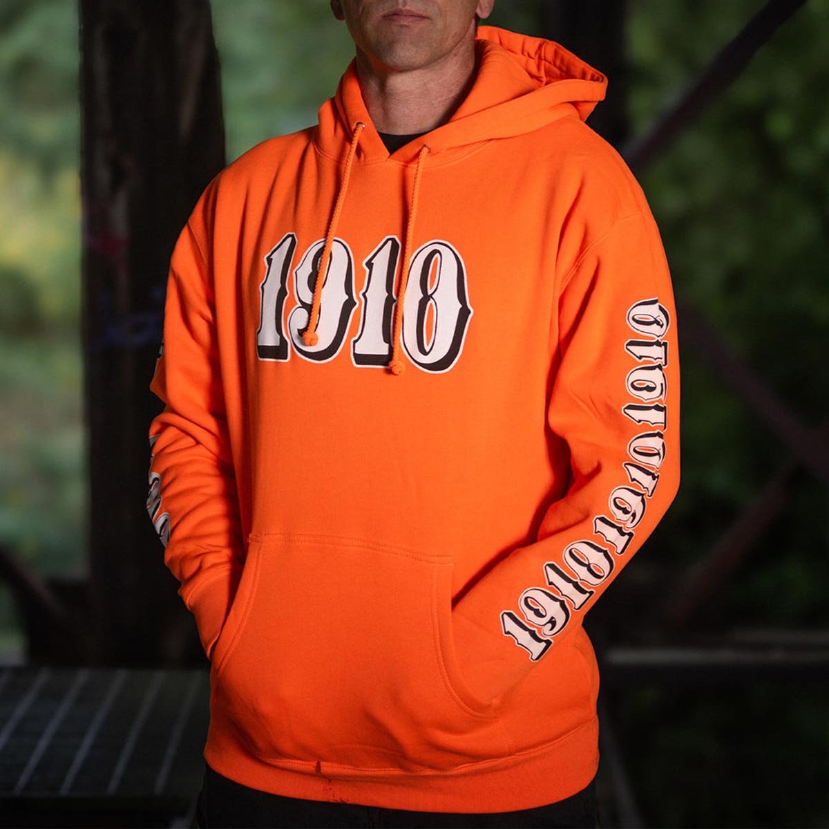 1910 OG Font Hoodie - Orange image 4