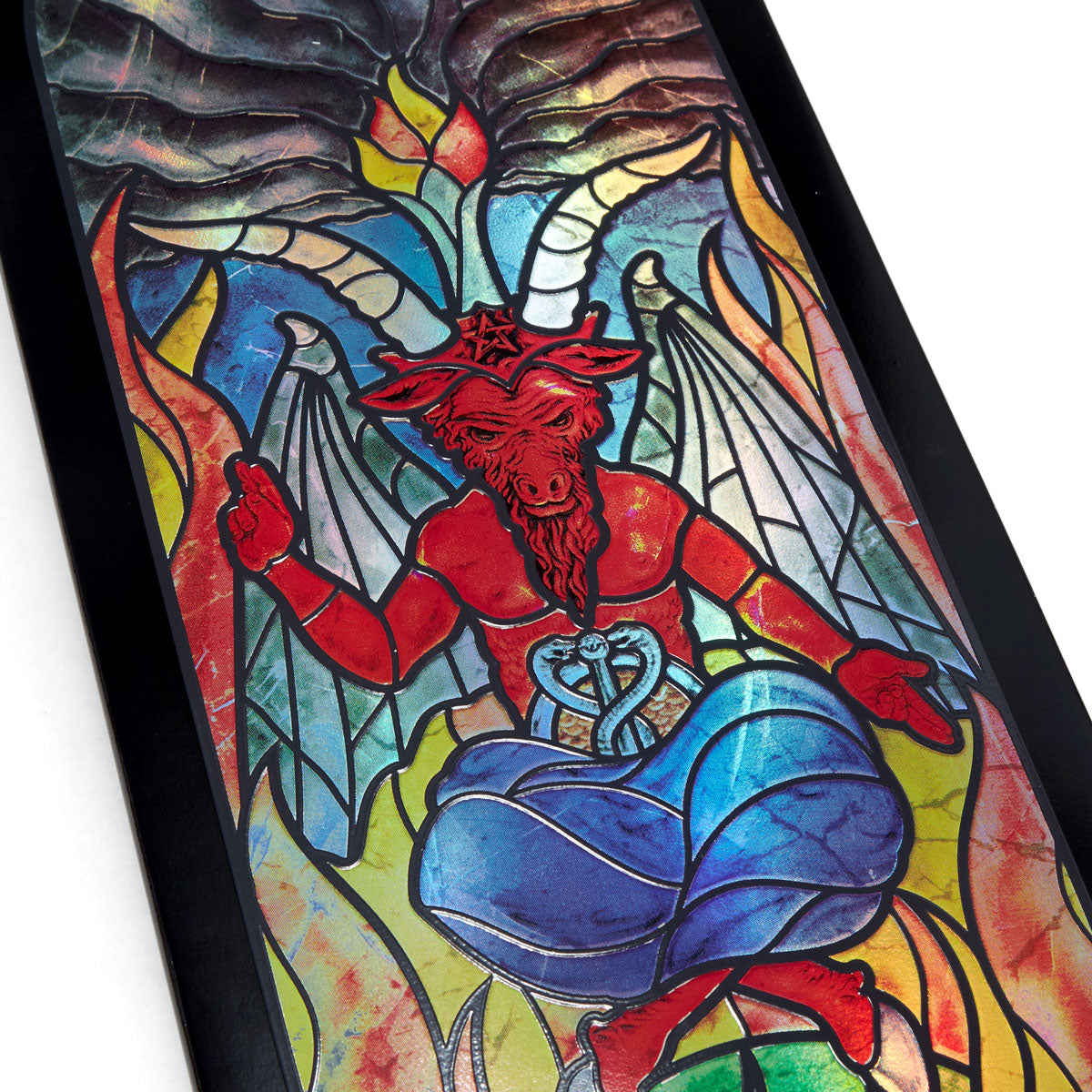 Zero Burman Stained Glass Skateboard Complete - 8.625