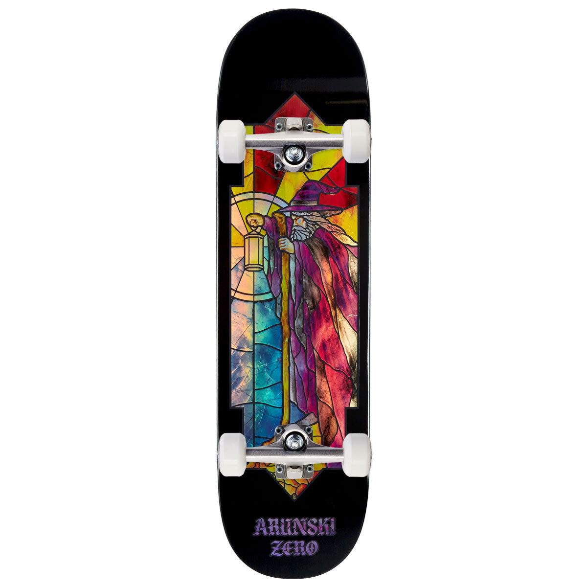 Zero Arunski Stained Glass Skateboard Complete - 8.50