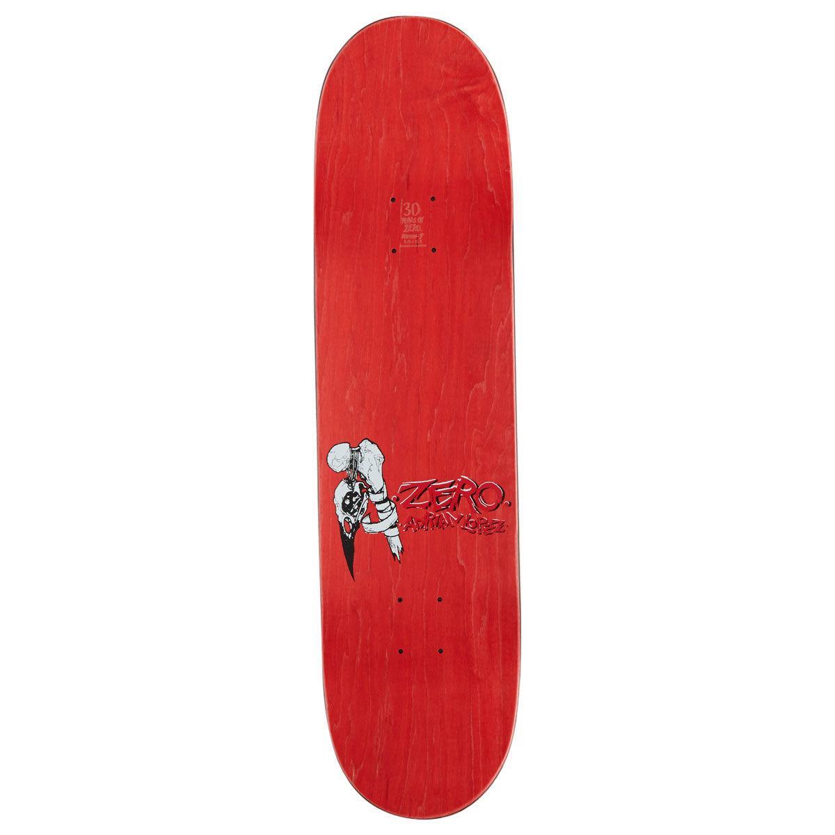 Zero Adrian Lopez Pushead Reissue Skateboard Complete - 8.25
