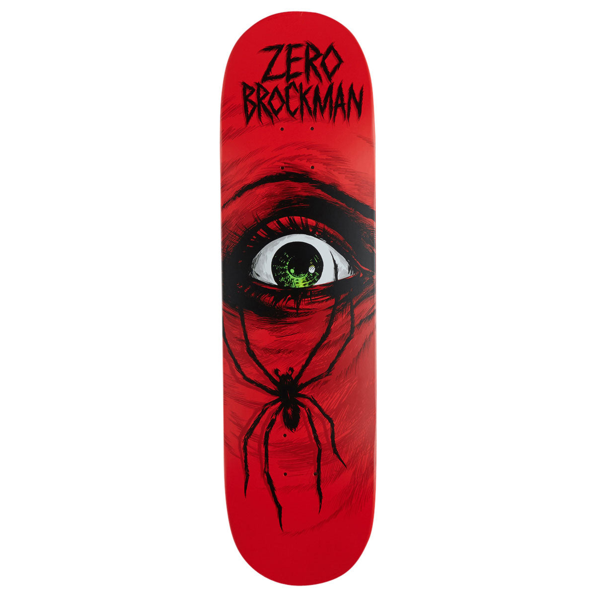 Zero James Brockman Wolfspider Reissue Skateboard Deck - Red Dipped - 8.50