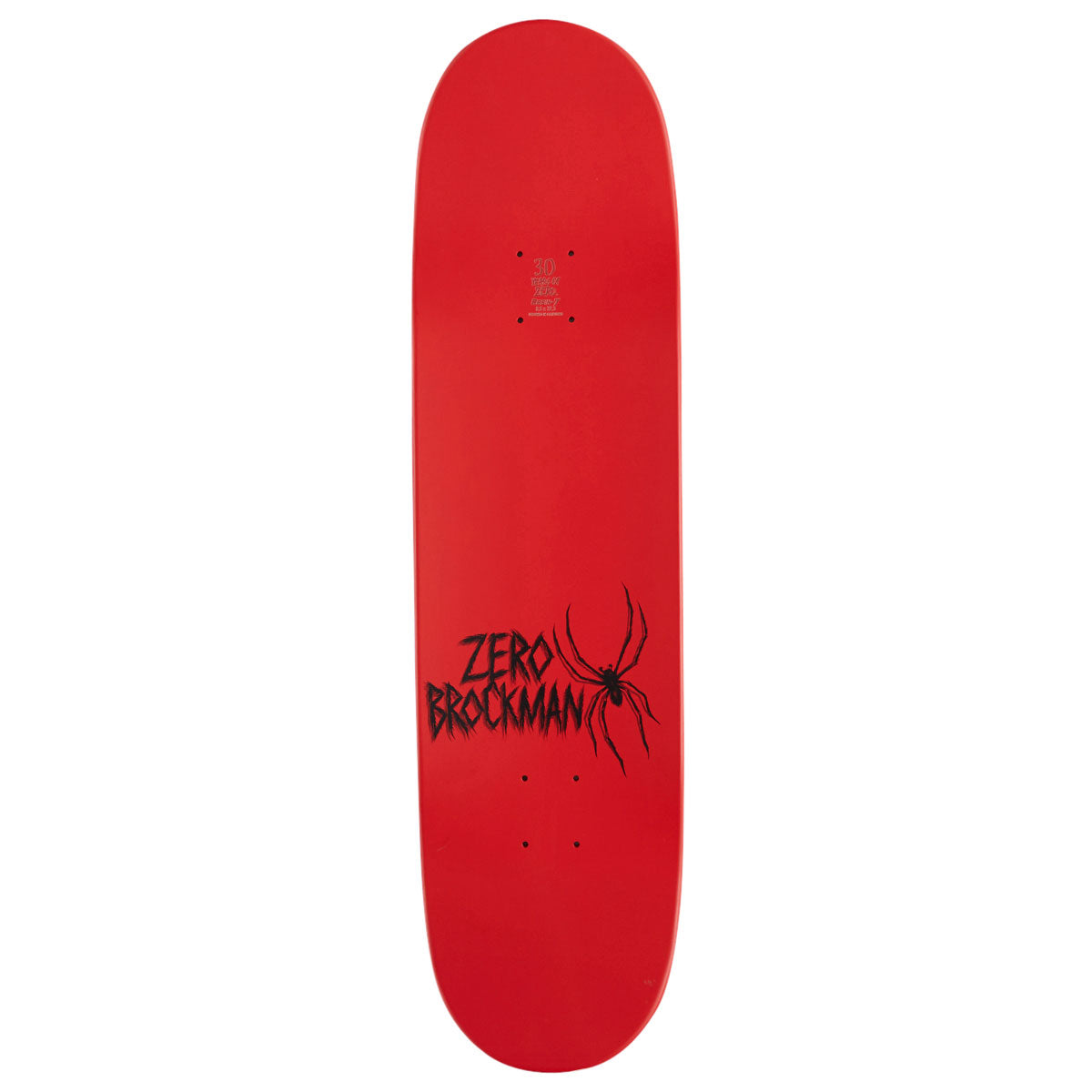 Zero James Brockman Wolfspider Reissue Skateboard Complete - Red Dipped - 8.50