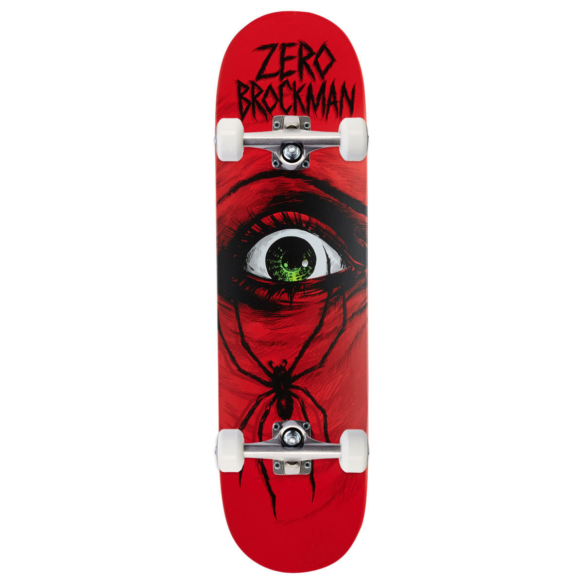 Zero James Brockman Wolfspider Reissue Skateboard Complete - Red Dipped - 8.50