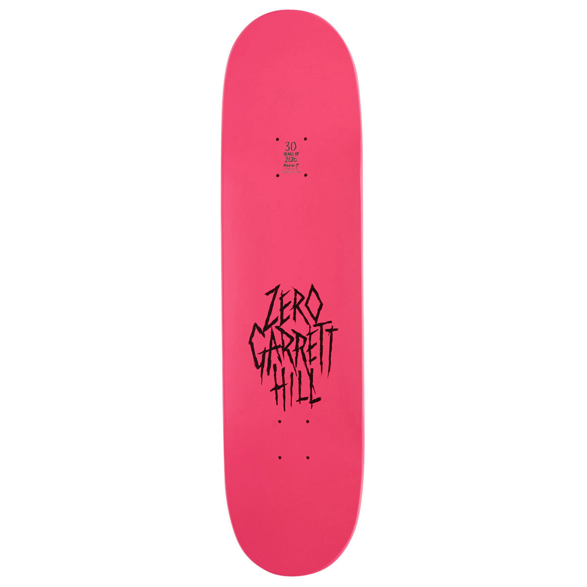 Zero Garrett Hill Jester Reissue Skateboard Deck - Pink Dipped - 8.25