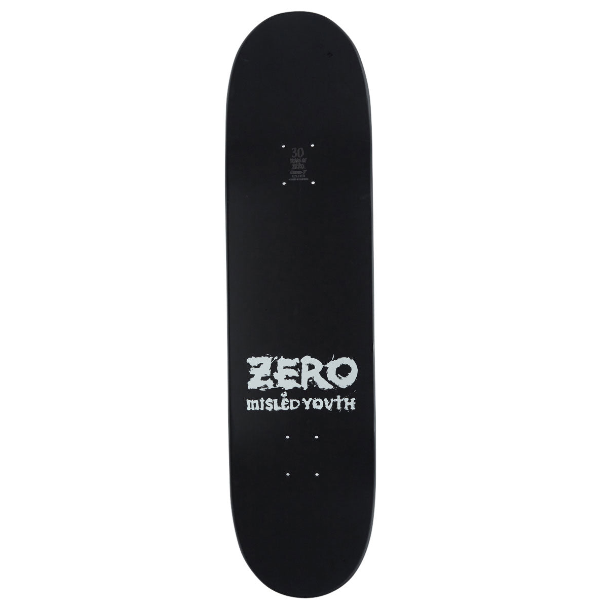 Zero Mislead Youth Reissue Skateboard Complete - Black Dipped - 8.25