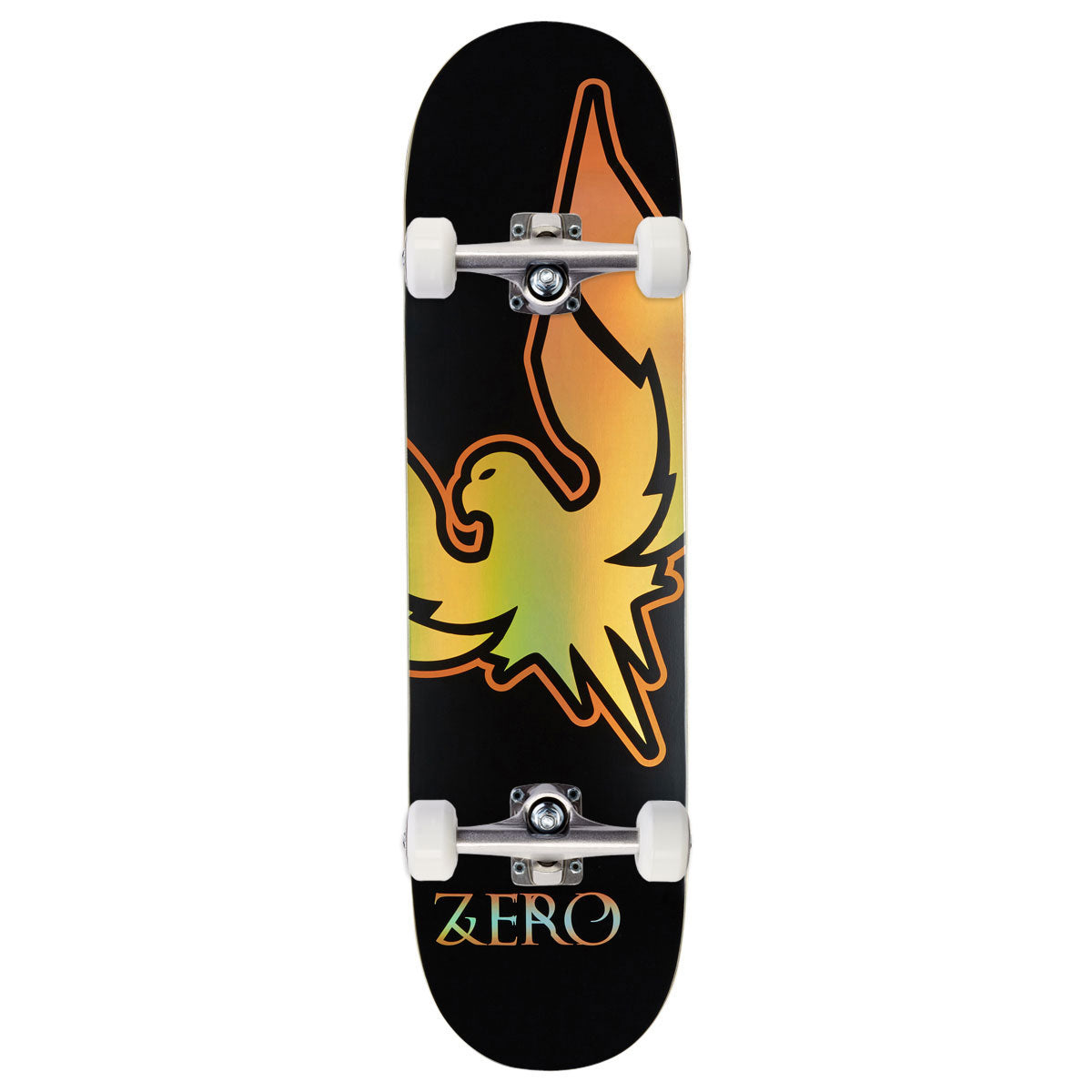 Zero Firebird Reissue Skateboard Complete - Iridenscent Foil/Black - 8.50