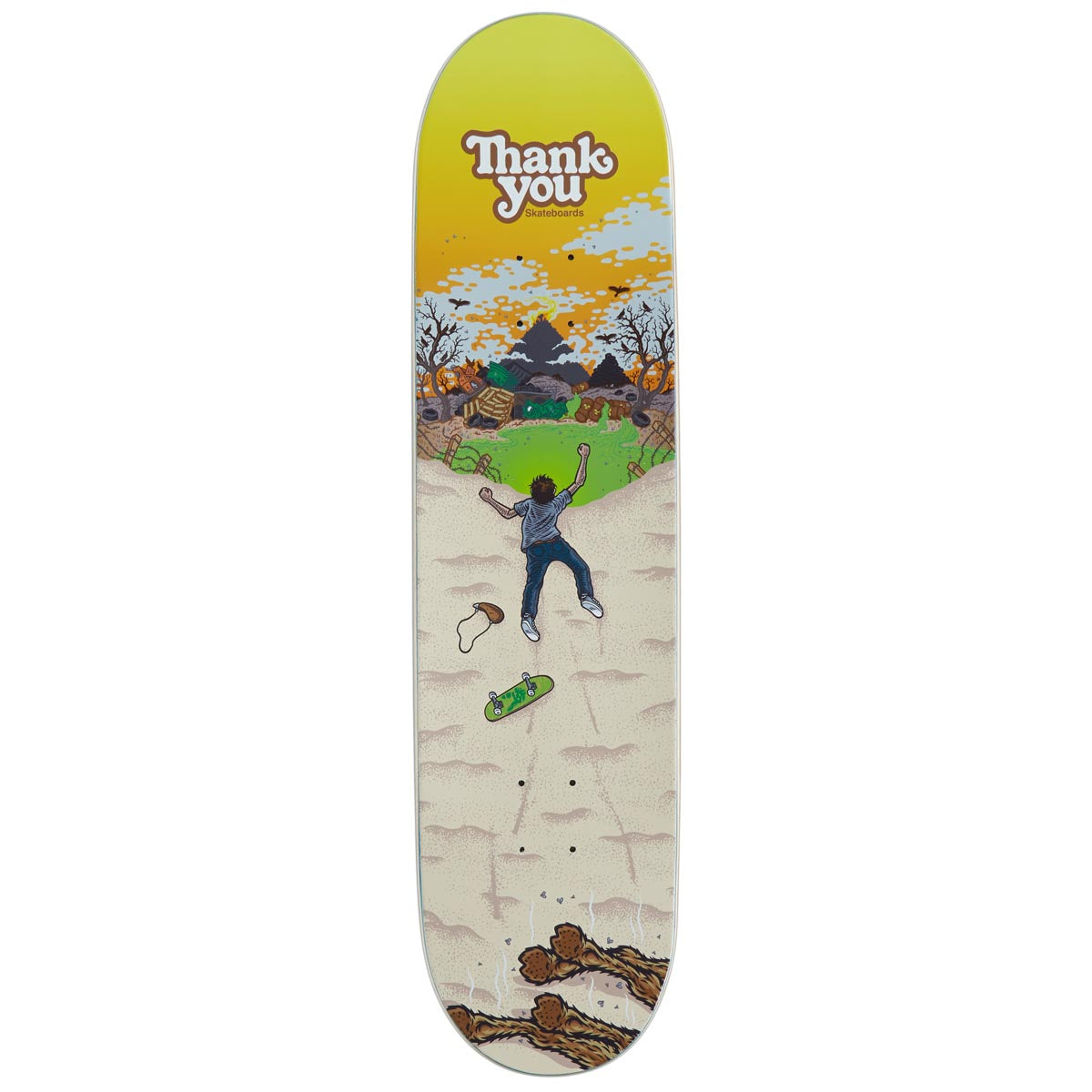 Thank You x Cairo Foster Mirage Guest Model Skateboard Complete - Multi - 8.25