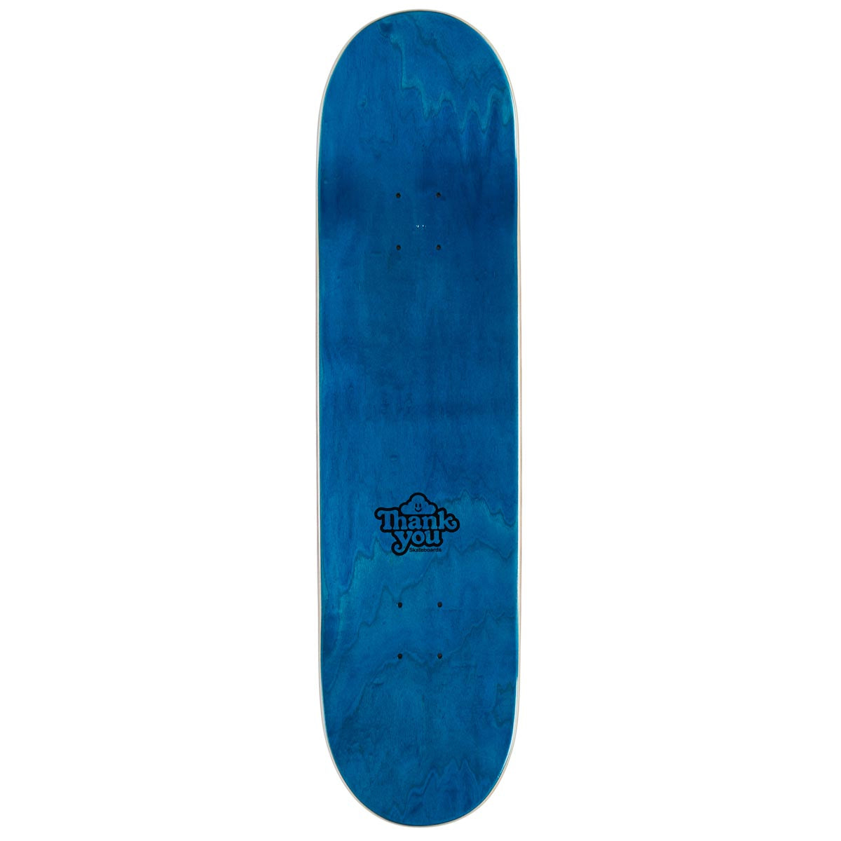 Thank You Torey Pudwill Keep Going Skateboard Deck - Silver Foil - 8.125