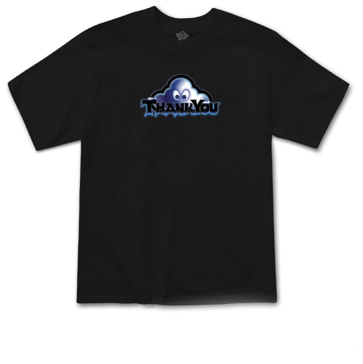 Thank You Ghosted T-Shirt - Black image 1