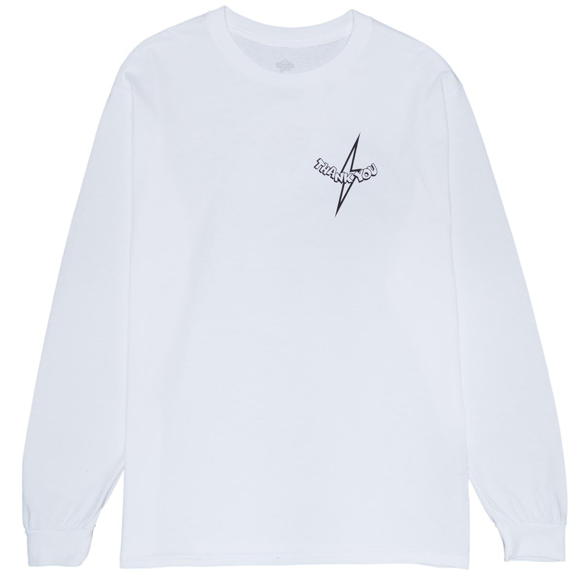 Thank You Static Long Sleeve T-Shirt - White image 1