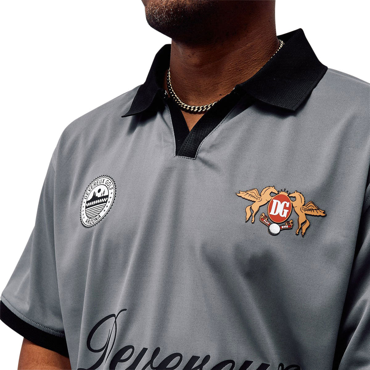 Devereux Competition Polo Shirt - Dark Charcoal image 3