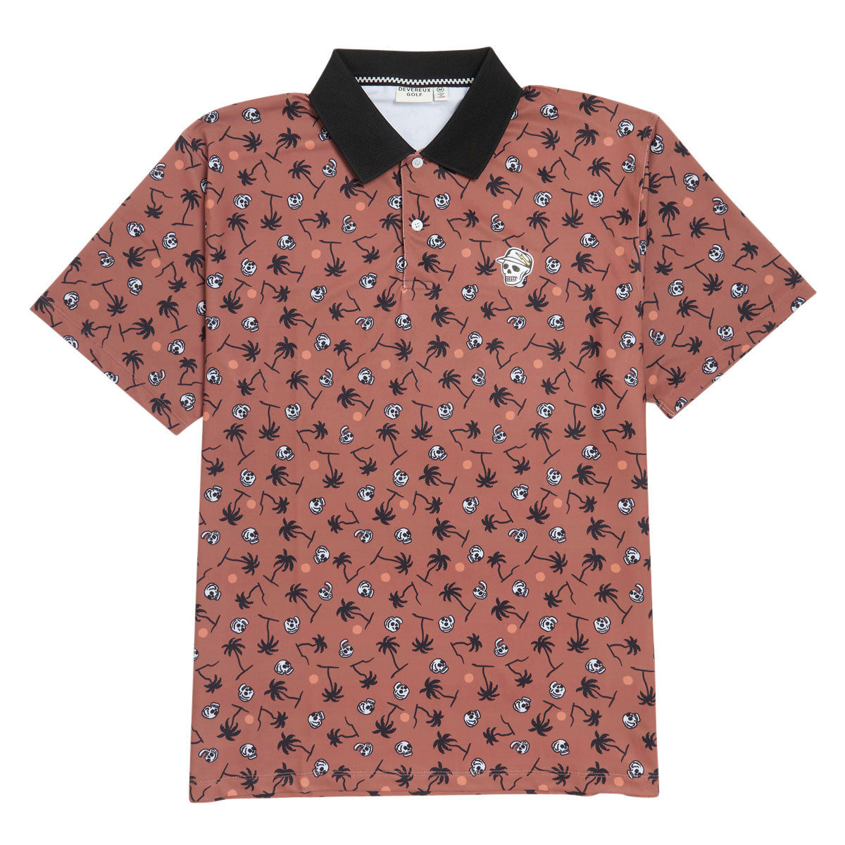 Devereux High Noon Polo Shirt - Clay image 1