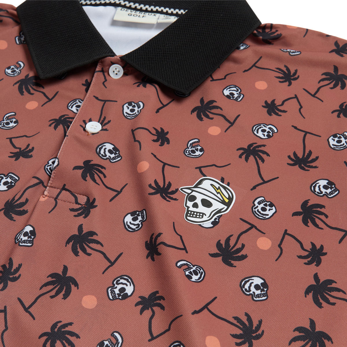 Devereux High Noon Polo Shirt - Clay image 3
